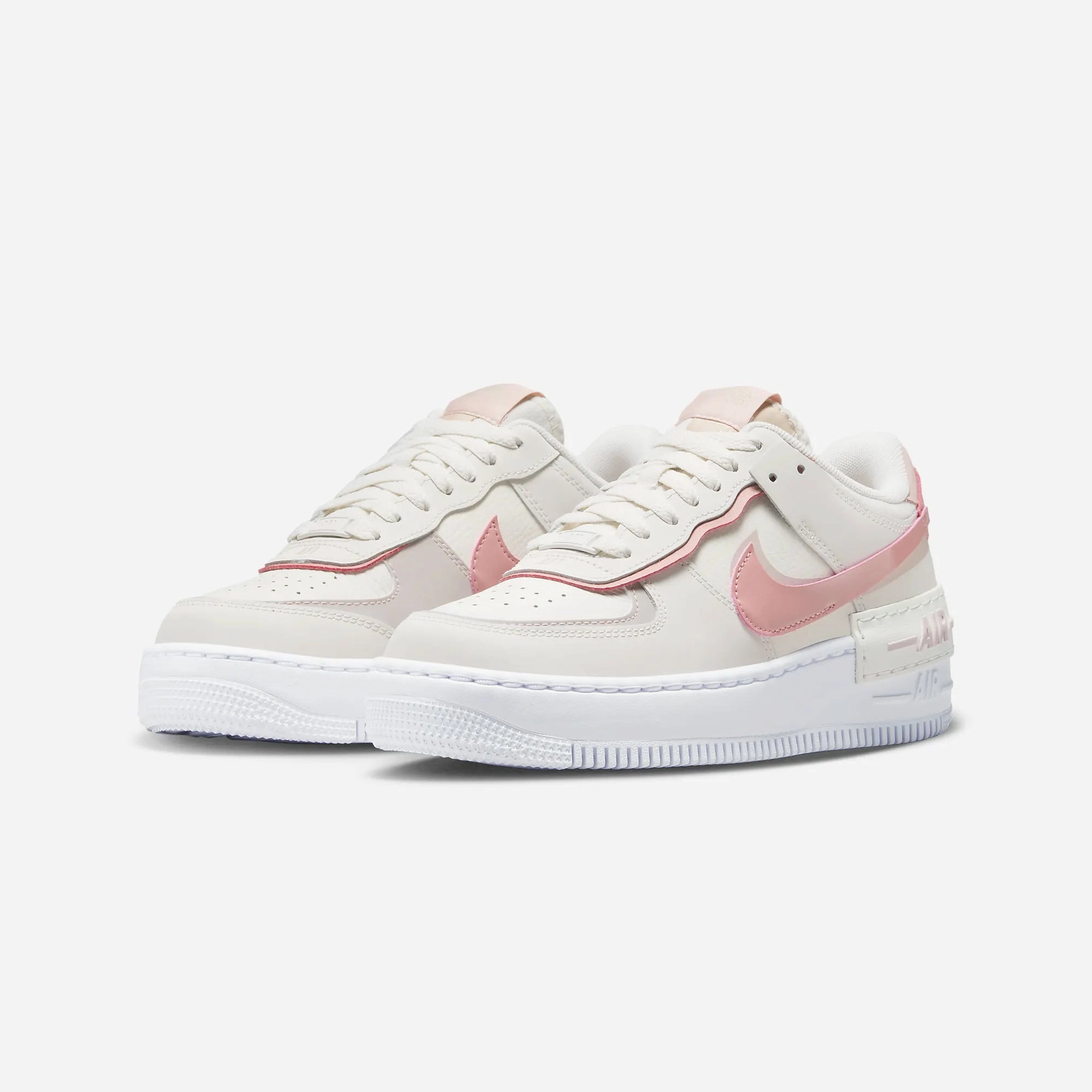 Nike | AIR FORCE 1 SHADOW  { PHANTOM/RED STARDUST-PINK OXFORD-WHITE