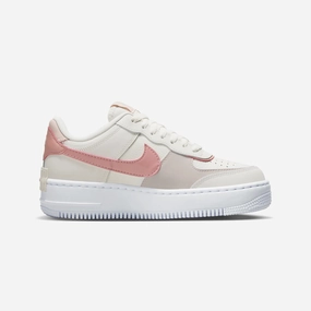 Nike | AIR FORCE 1 SHADOW  { PHANTOM/RED STARDUST-PINK OXFORD-WHITE