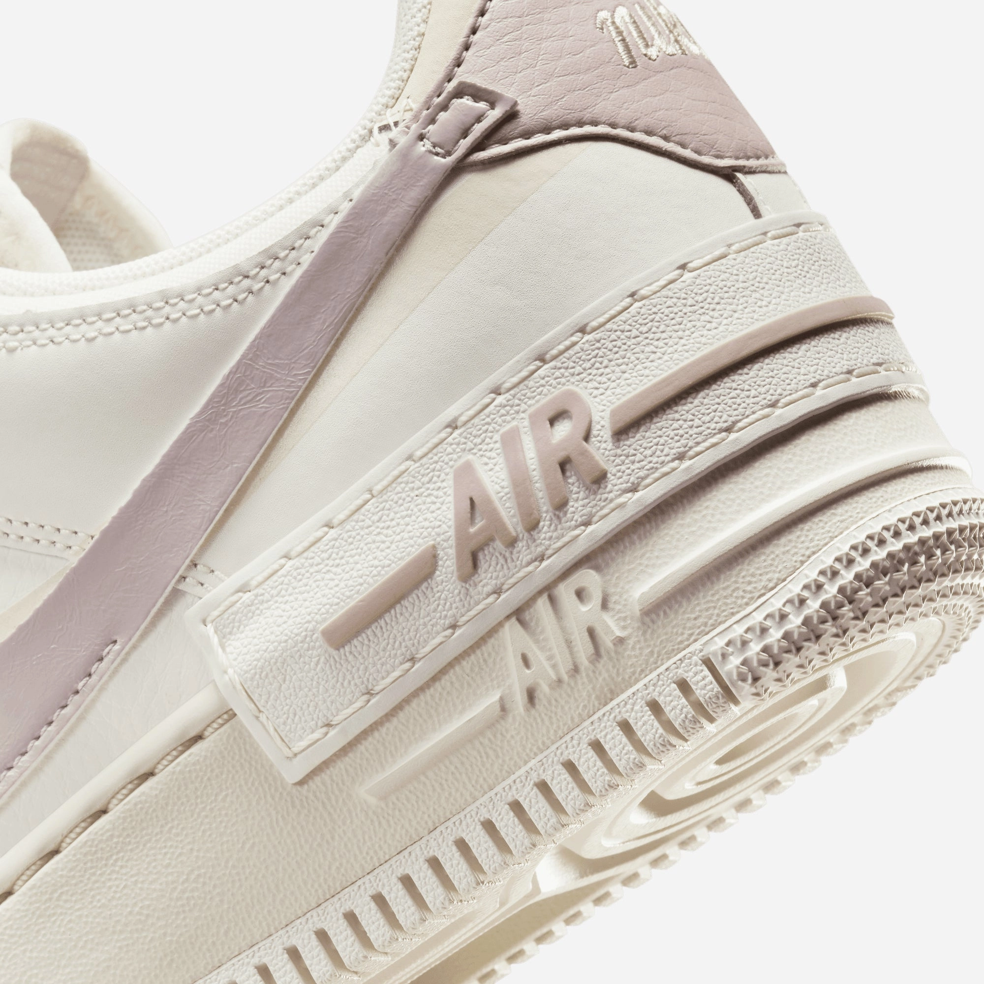 Nike | AIR FORCE 1 SHADOW  { SAIL/PLATINUM VIOLET-COCONUT MILK