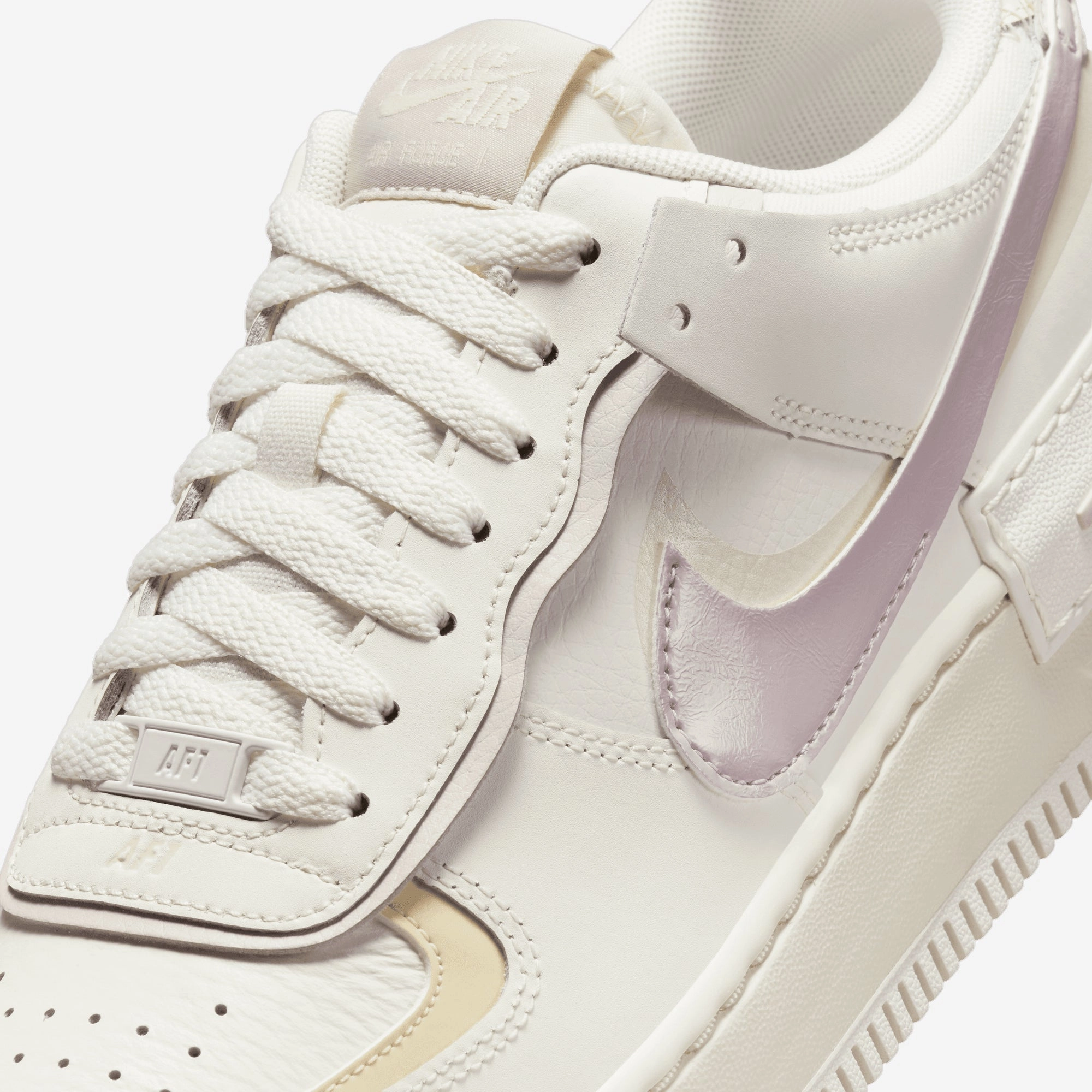Nike | AIR FORCE 1 SHADOW  { SAIL/PLATINUM VIOLET-COCONUT MILK