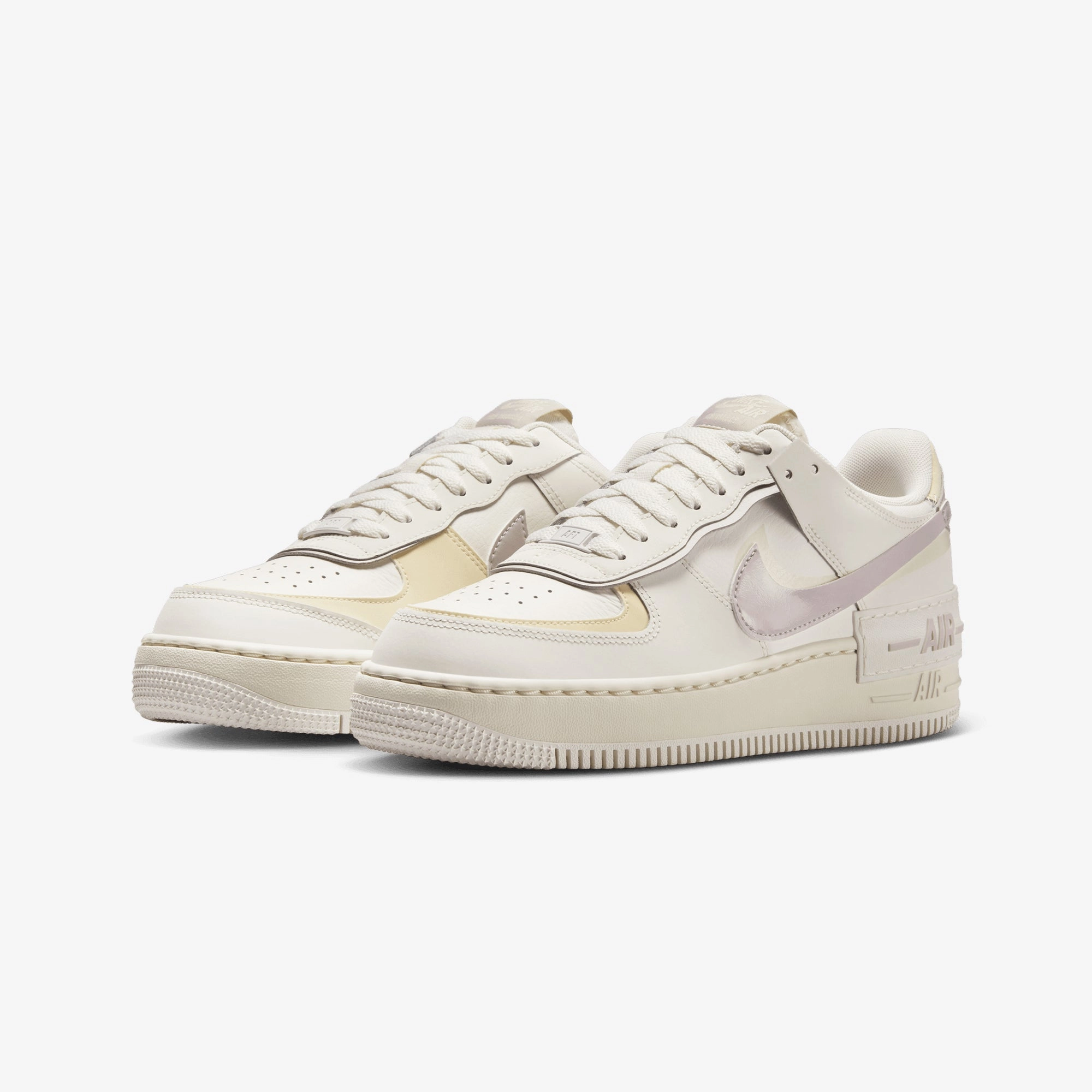 Nike | AIR FORCE 1 SHADOW  { SAIL/PLATINUM VIOLET-COCONUT MILK