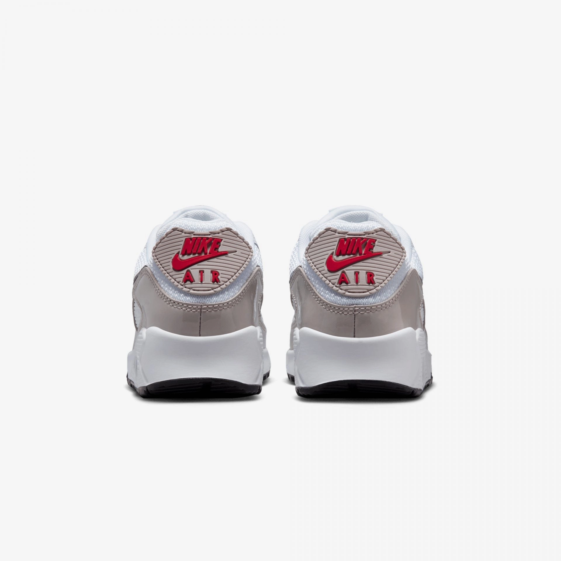 Nike | AIR MAX 90  { WHITE/BLACK-LT IRON ORE
