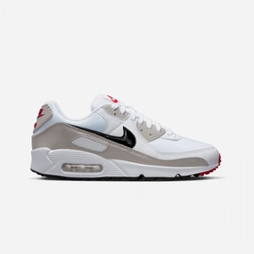 Nike | AIR MAX 90  { WHITE/BLACK-LT IRON ORE