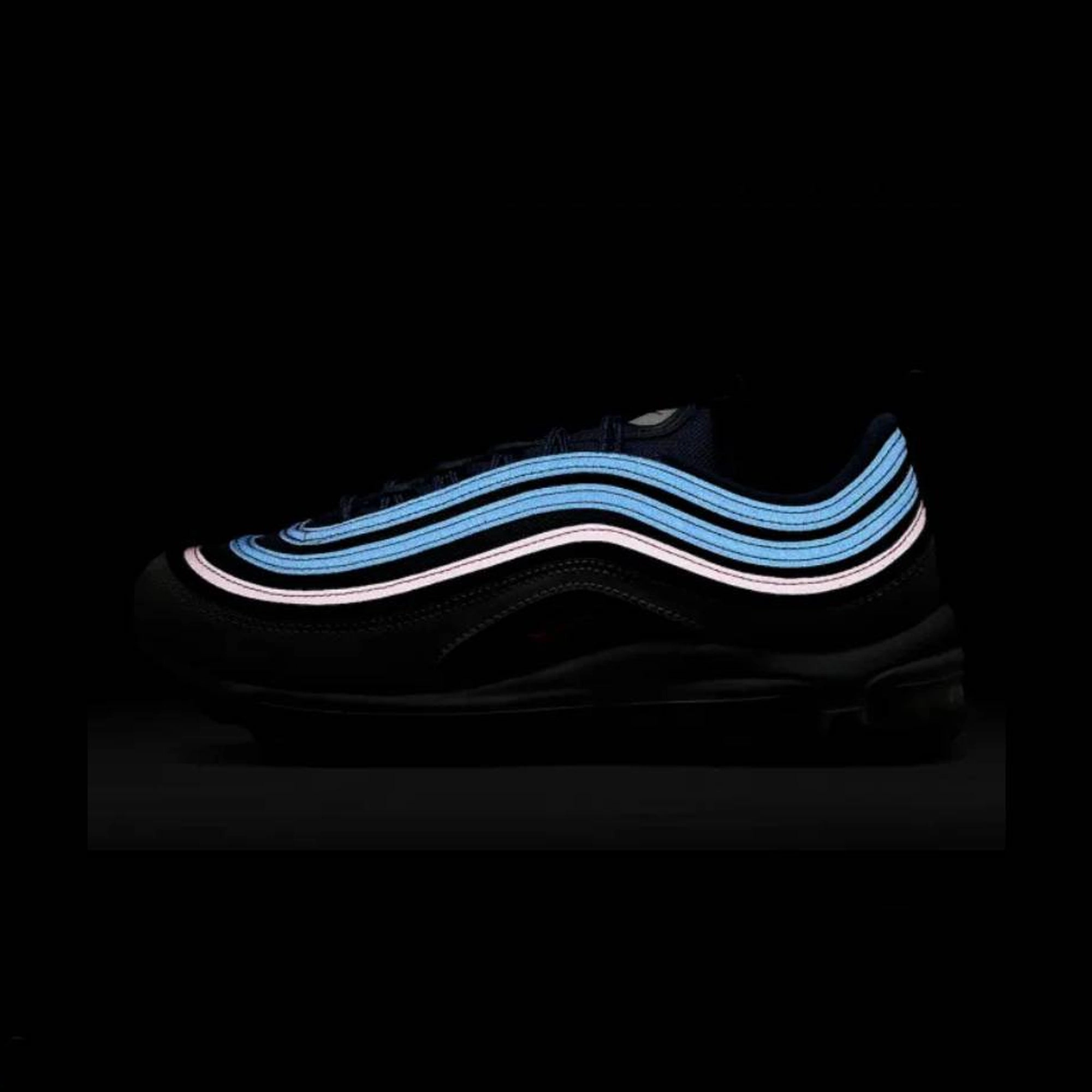 Nike | AIR MAX 97 { MIDNIGHT NAVY/TRACK RED-OBSIDIAN