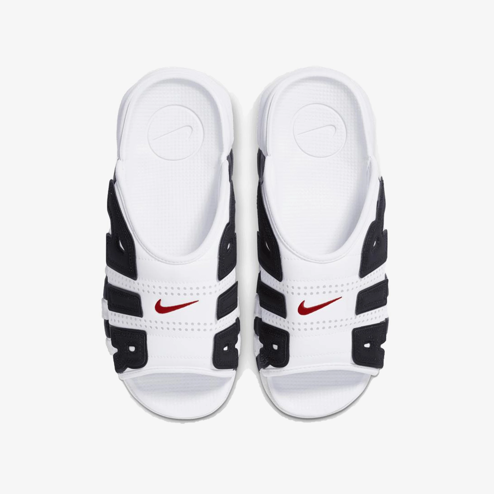 Nike | AIR MORE UPTEMPO  { WHITE/VARSITY BLACK