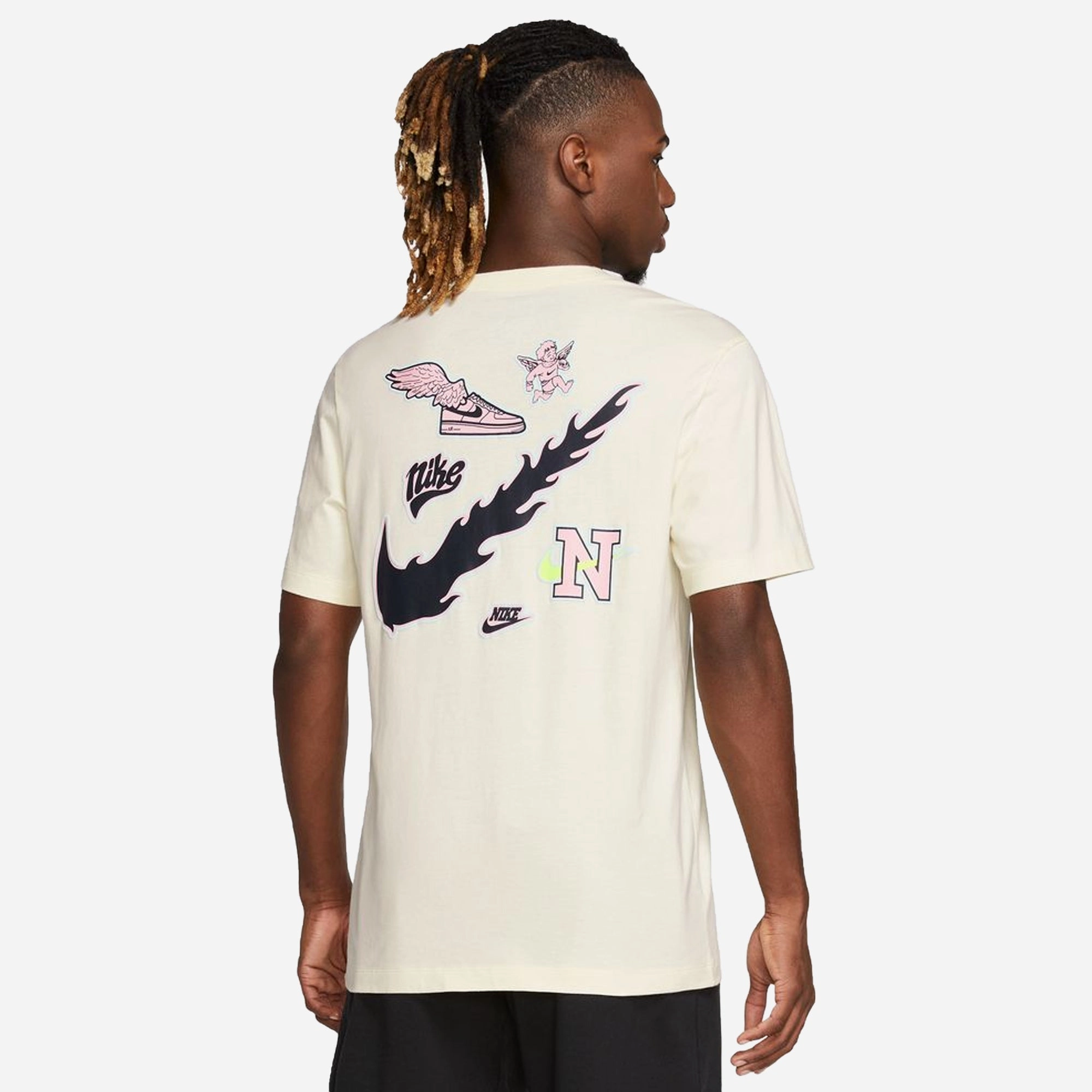 Nike | AS M NSW TEE OC PK3 LBR  { COCONUT MILK