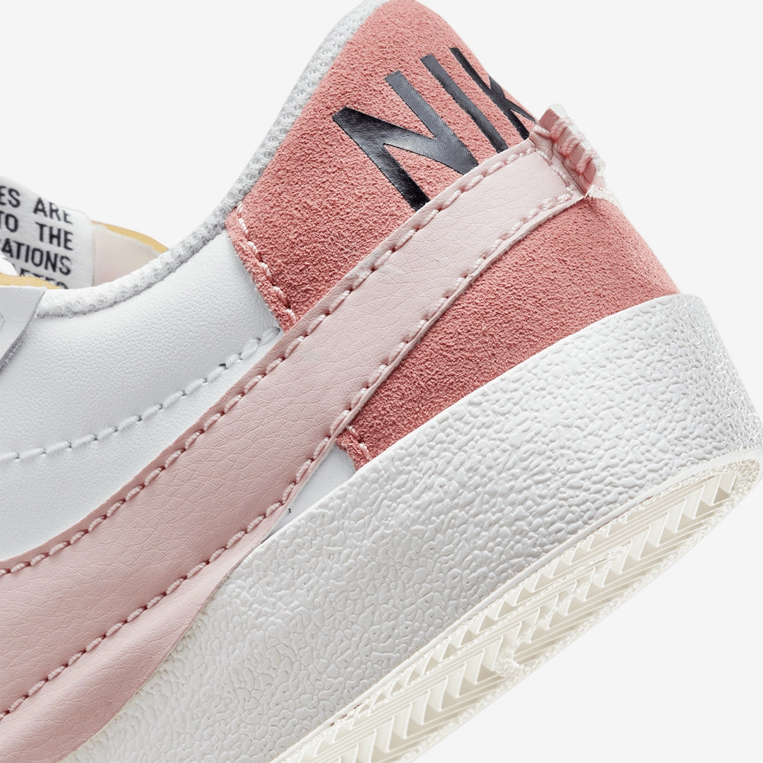 Nike | BLAZER LOW '77 JUMBO { WHITE/PINK OXFORD-ROSE WHISPER-WHITE