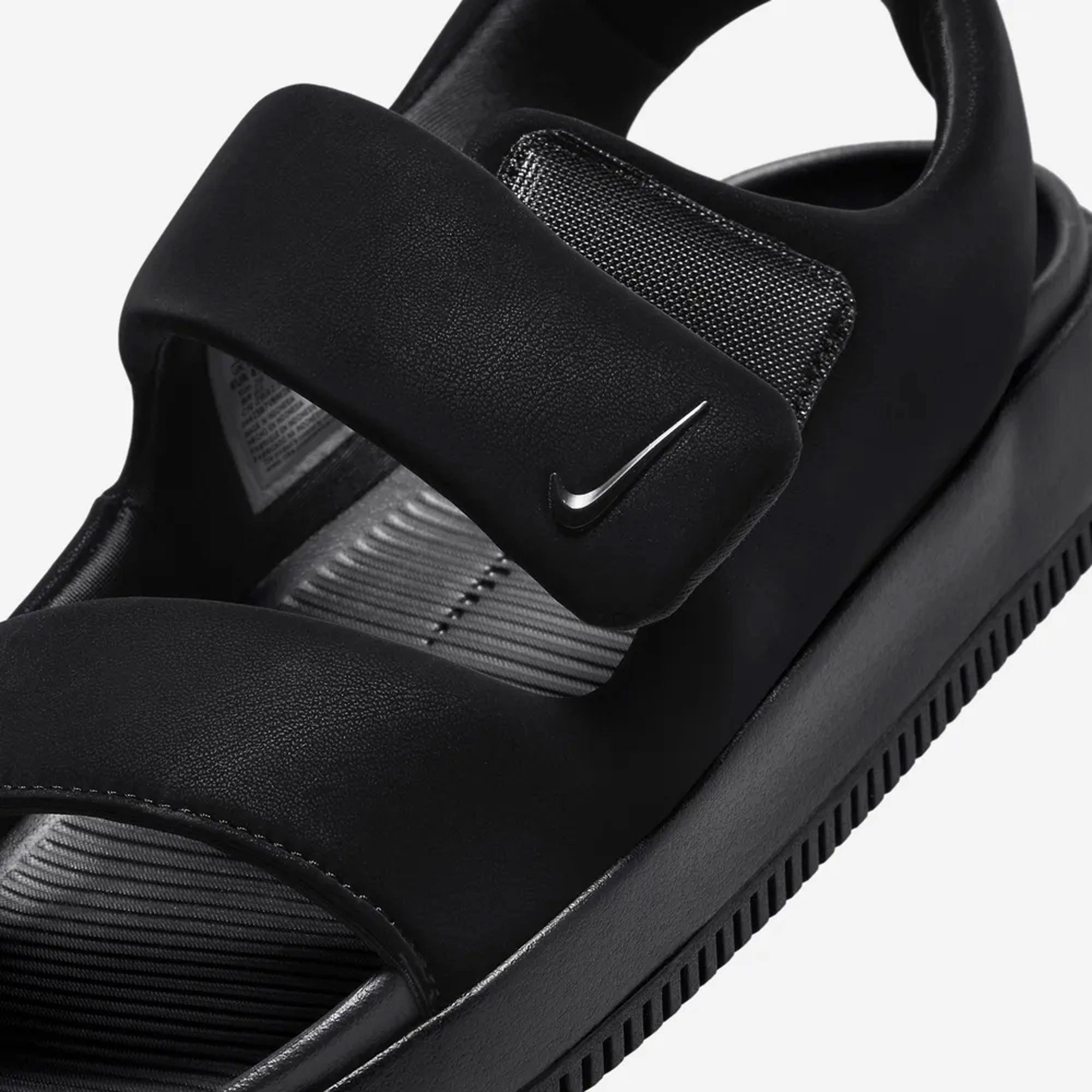 Nike | CALM SANDALS  { BLACK/BLACK-BLACK