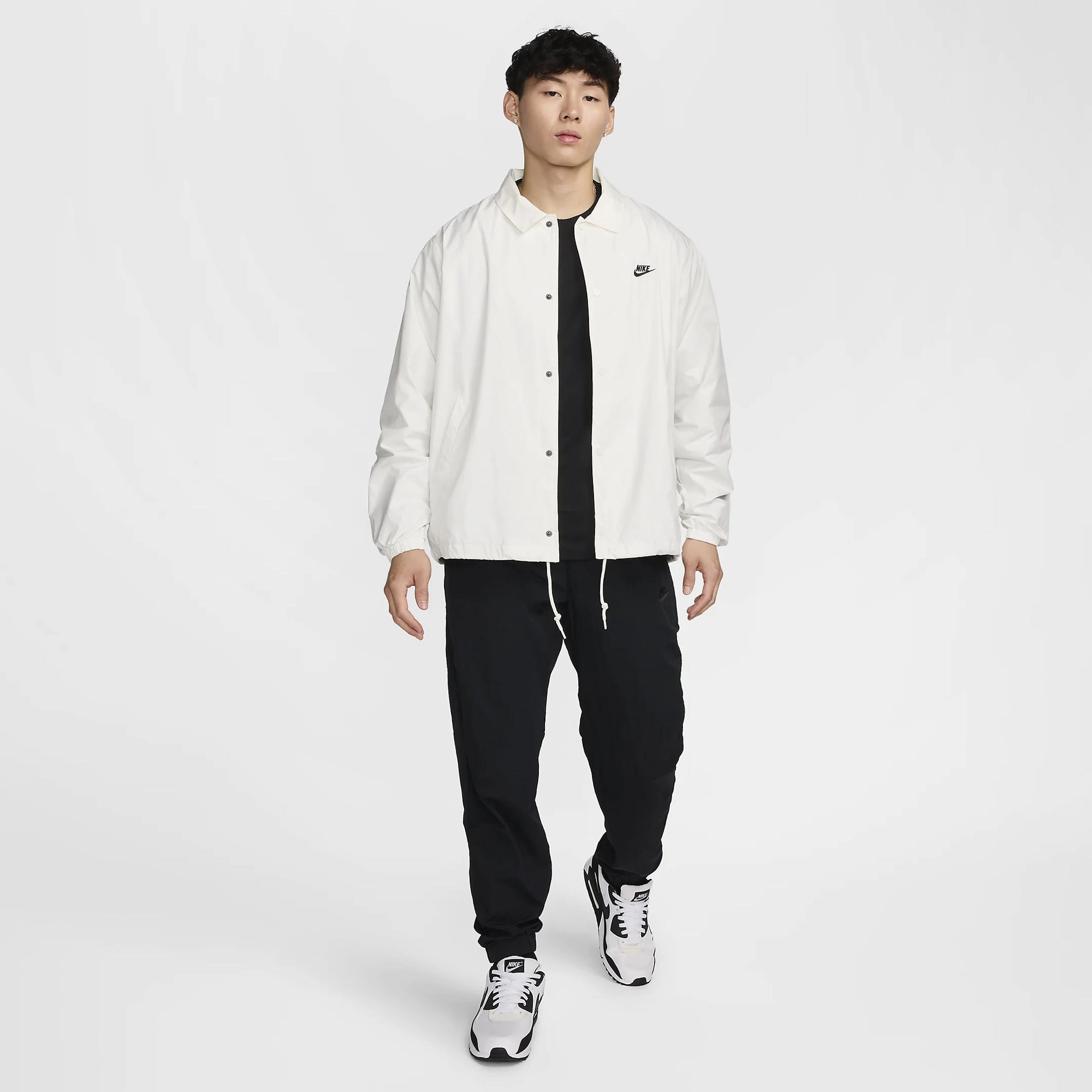 NIKE | CLUB COACHES ' JACKET { SAIL/BLACK