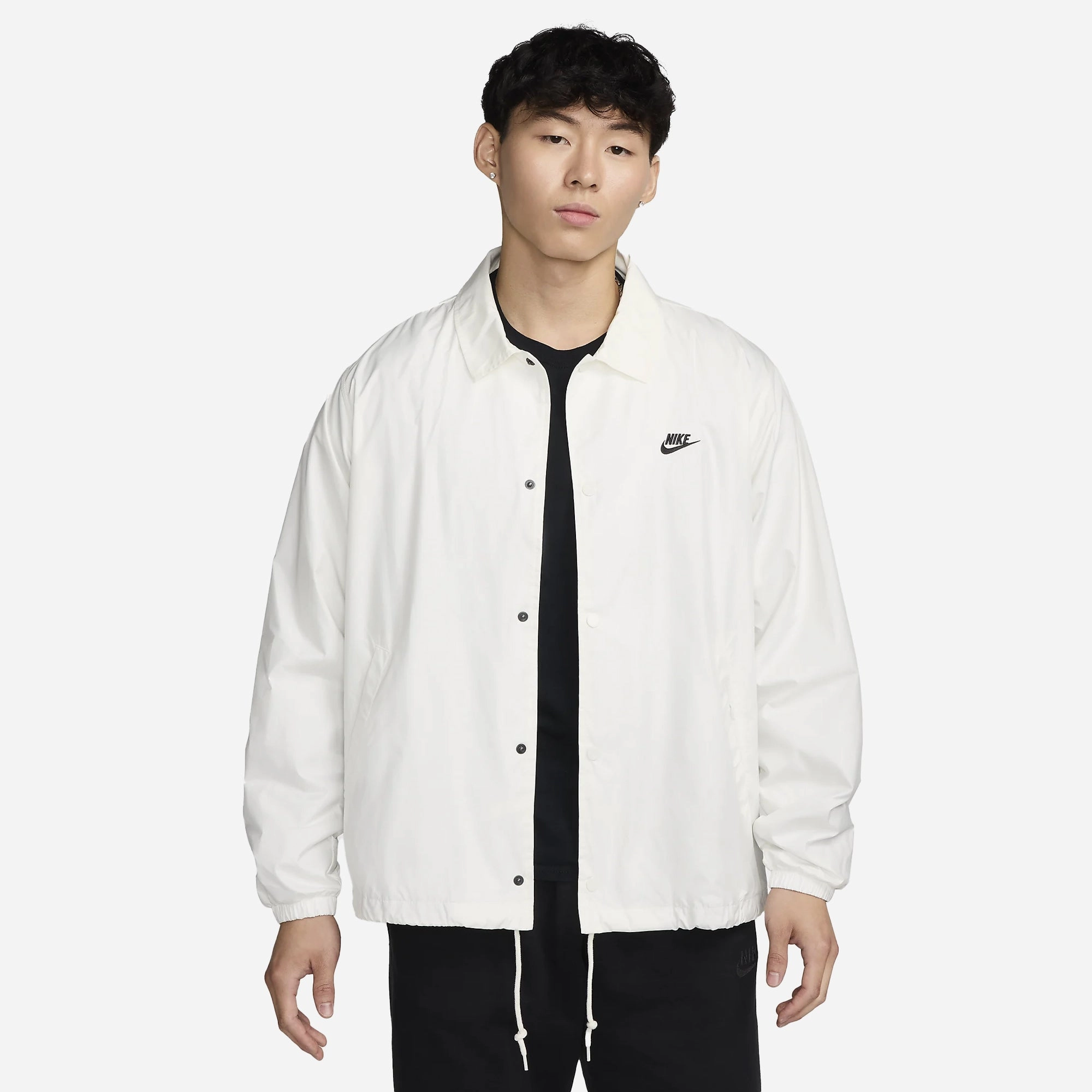 NIKE | CLUB COACHES ' JACKET { SAIL/BLACK