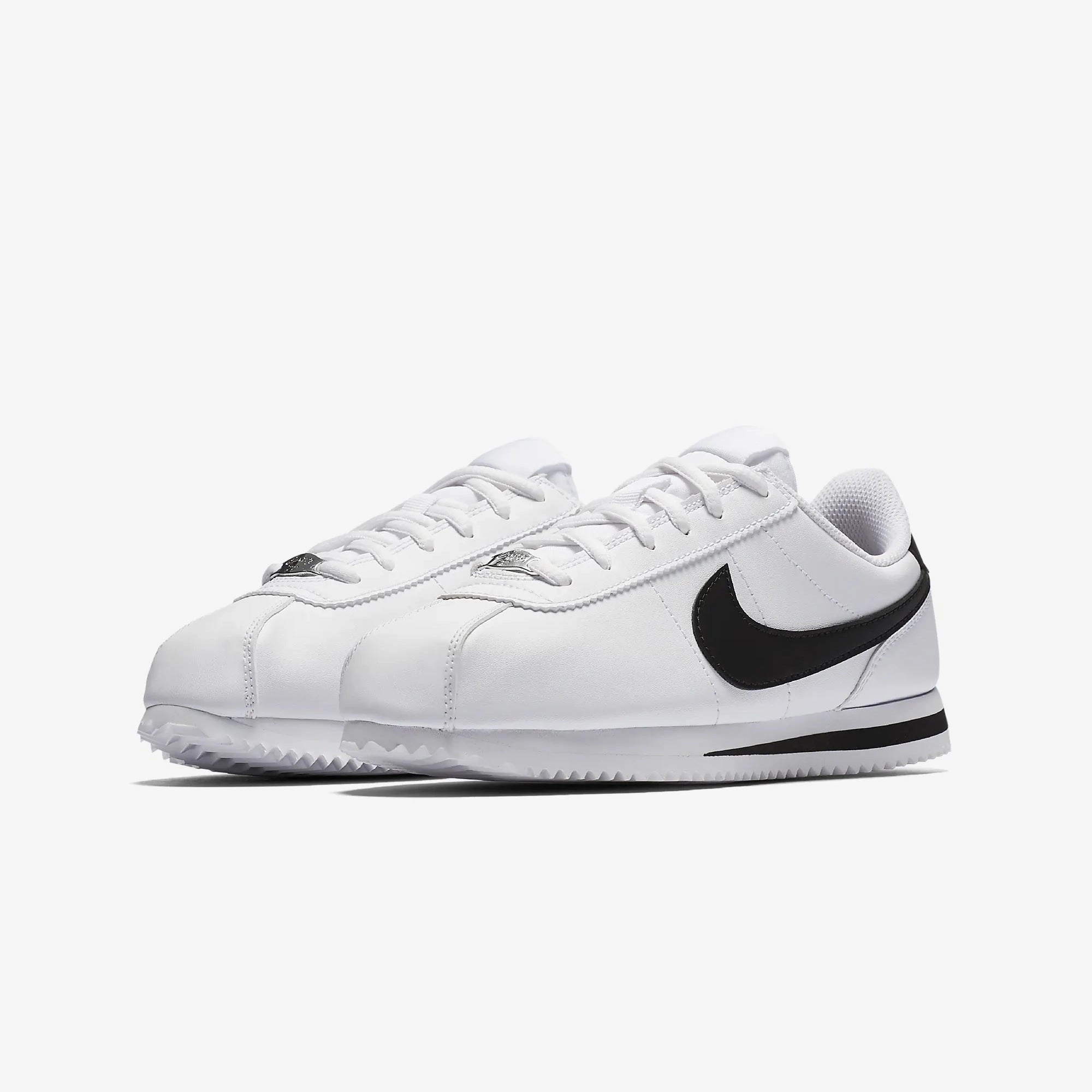 Nike | CORTEZ BASIC SL  { WHITE/BLACK