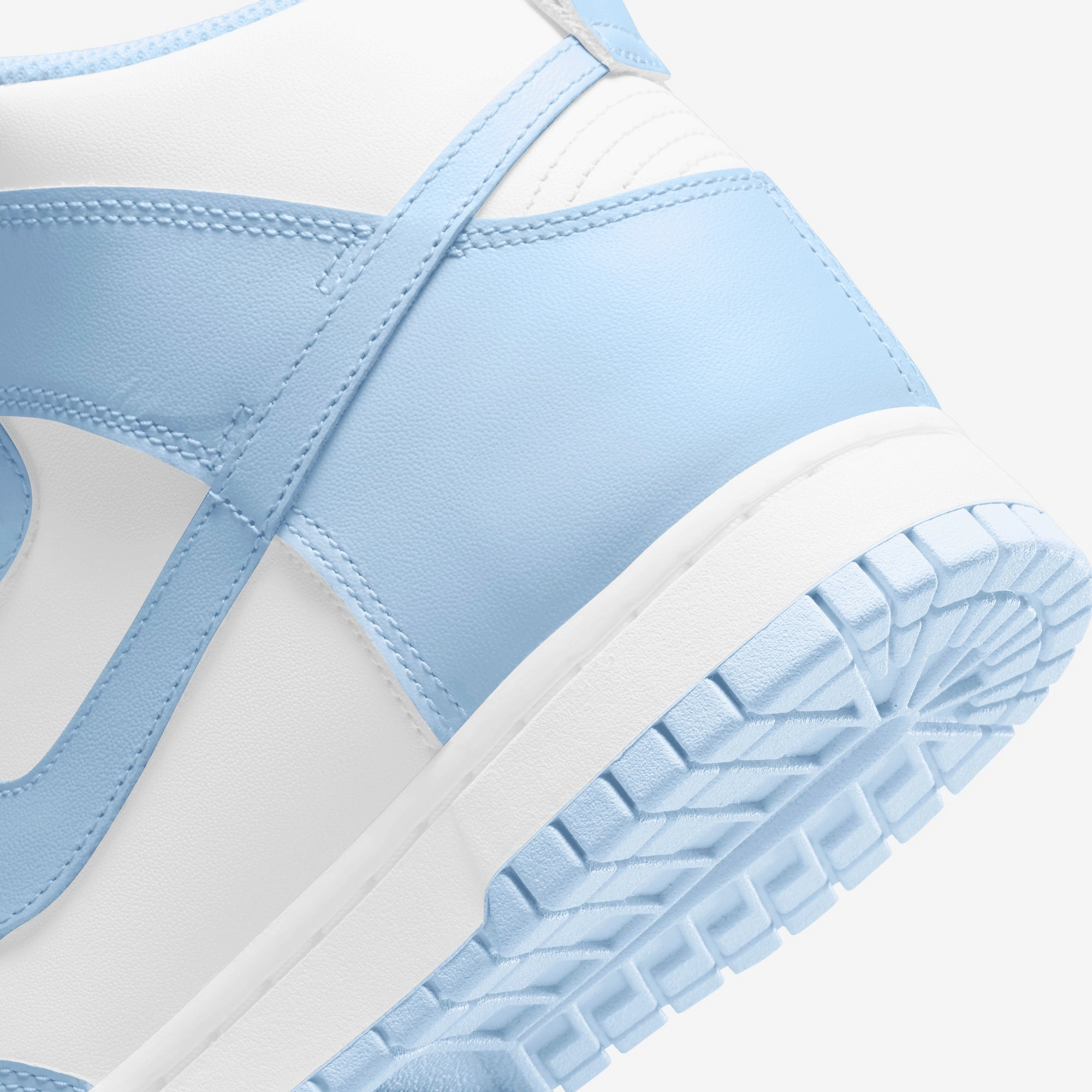 Nike | DUNK HIGH  { WHITE/ALUMINUM