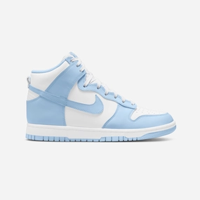 Nike | DUNK HIGH  { WHITE/ALUMINUM