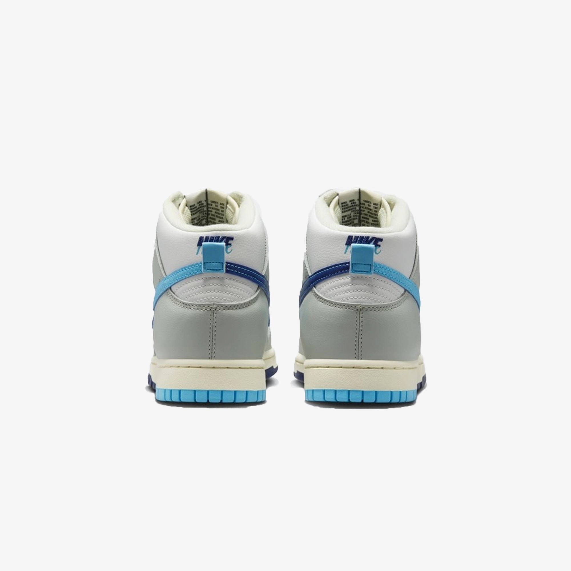 Nike | DUNK HIGH RETRO  { SUMMIT WHITE/BALTIC BLUE-DEEP ROYAL BLUE
