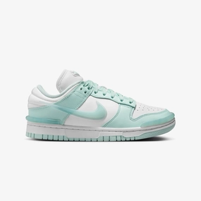 Nike | DUNK LOW TWIST  { SUMMIT WHITE/JADE ICE