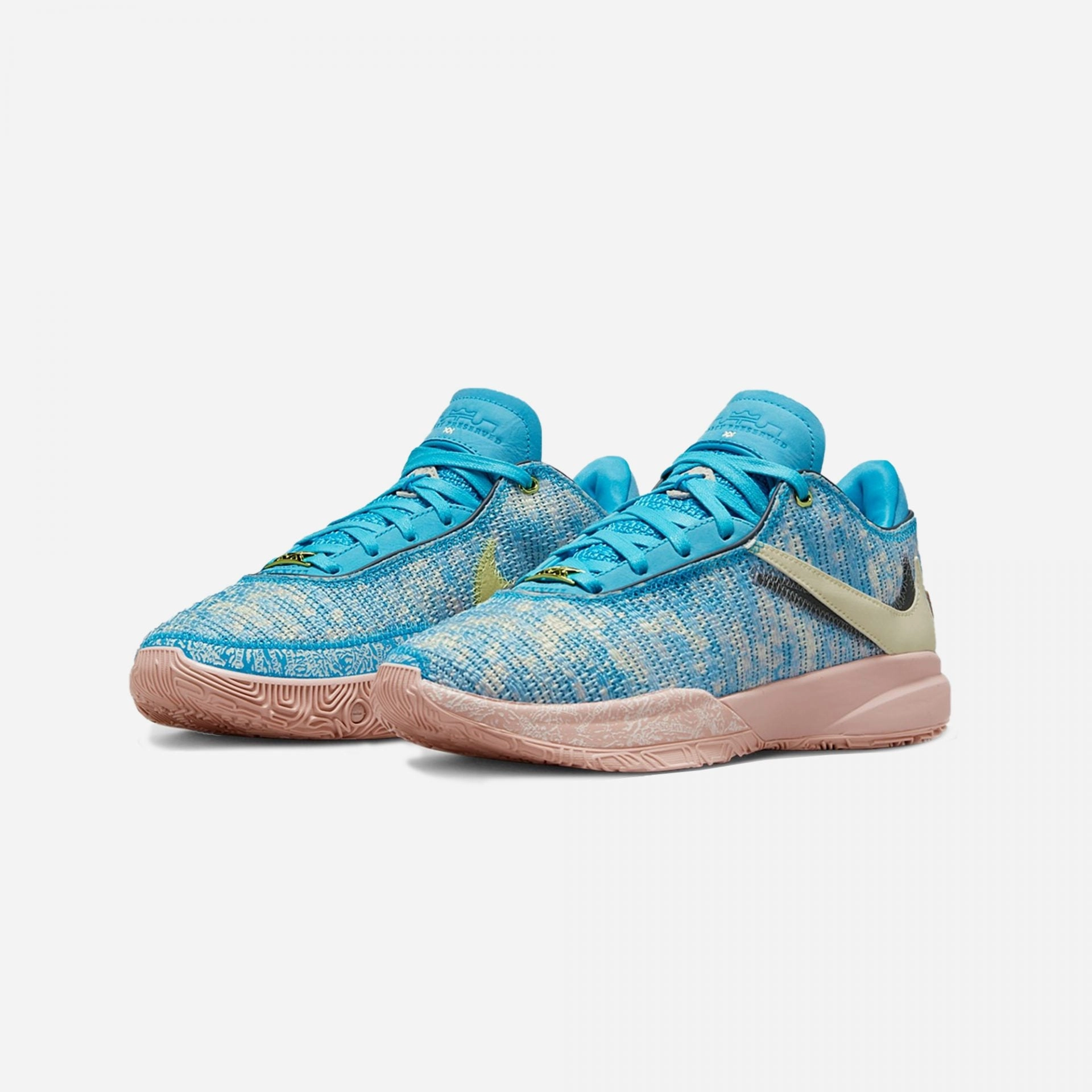 Nike | LEBORN XX ASW EP  { BLUE LIGHTNING/COCONUT MILK