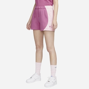 Nike | MID-RISE FLEECE SHORTS  { COSMIC FUCHSIA/PINK FOAM /COSMIC FUCHSIA