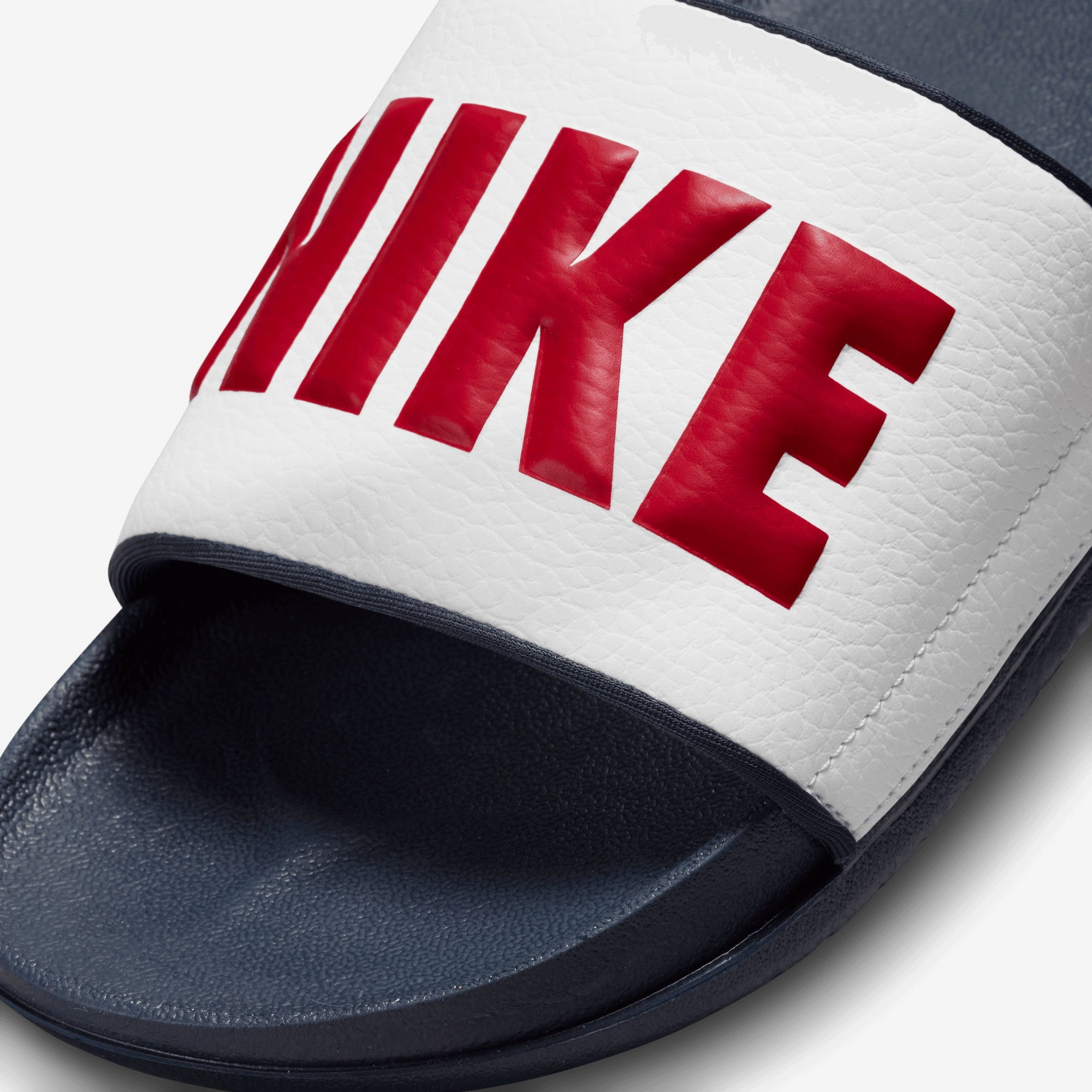 Nike | OFFCOURT  { WHITE/GYM RED-OBSIDIAN