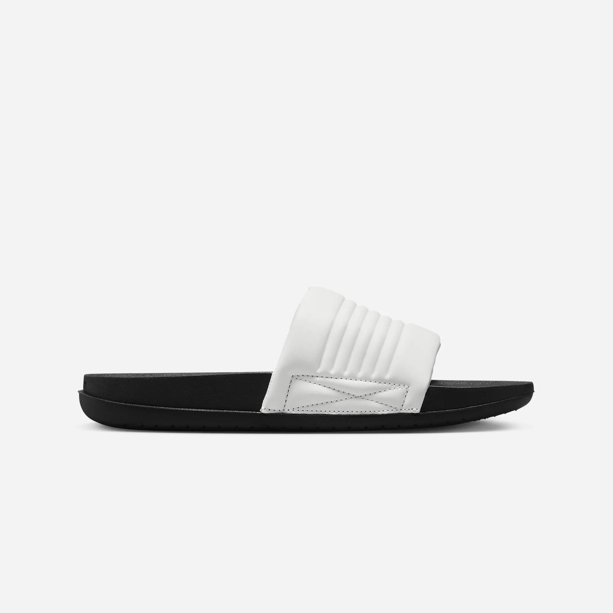 Nike | OFFCOURT ADJUST  { SUMMIT WHITE/SUMMIT WHITE-BLACK