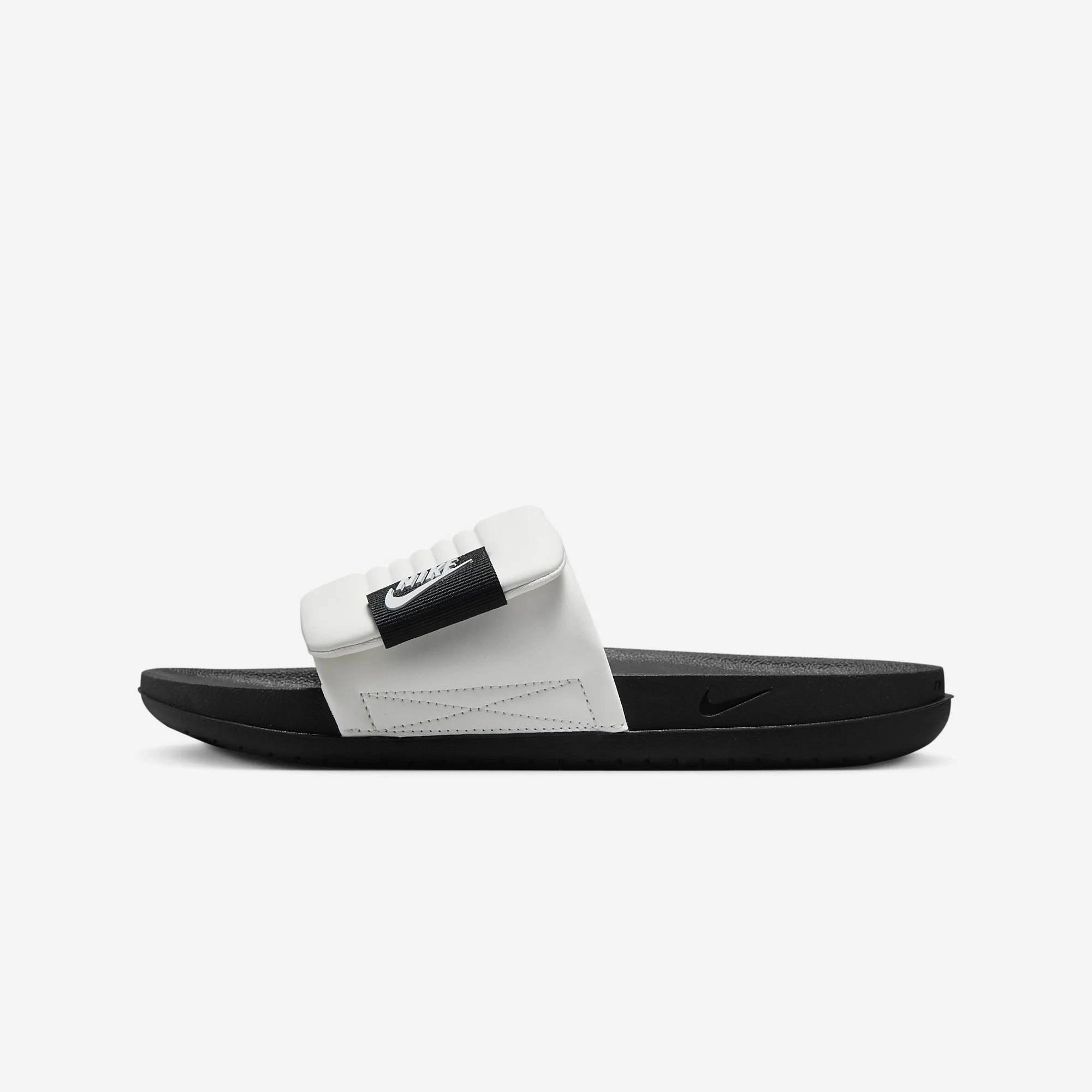 Nike | OFFCOURT ADJUST  { SUMMIT WHITE/SUMMIT WHITE-BLACK