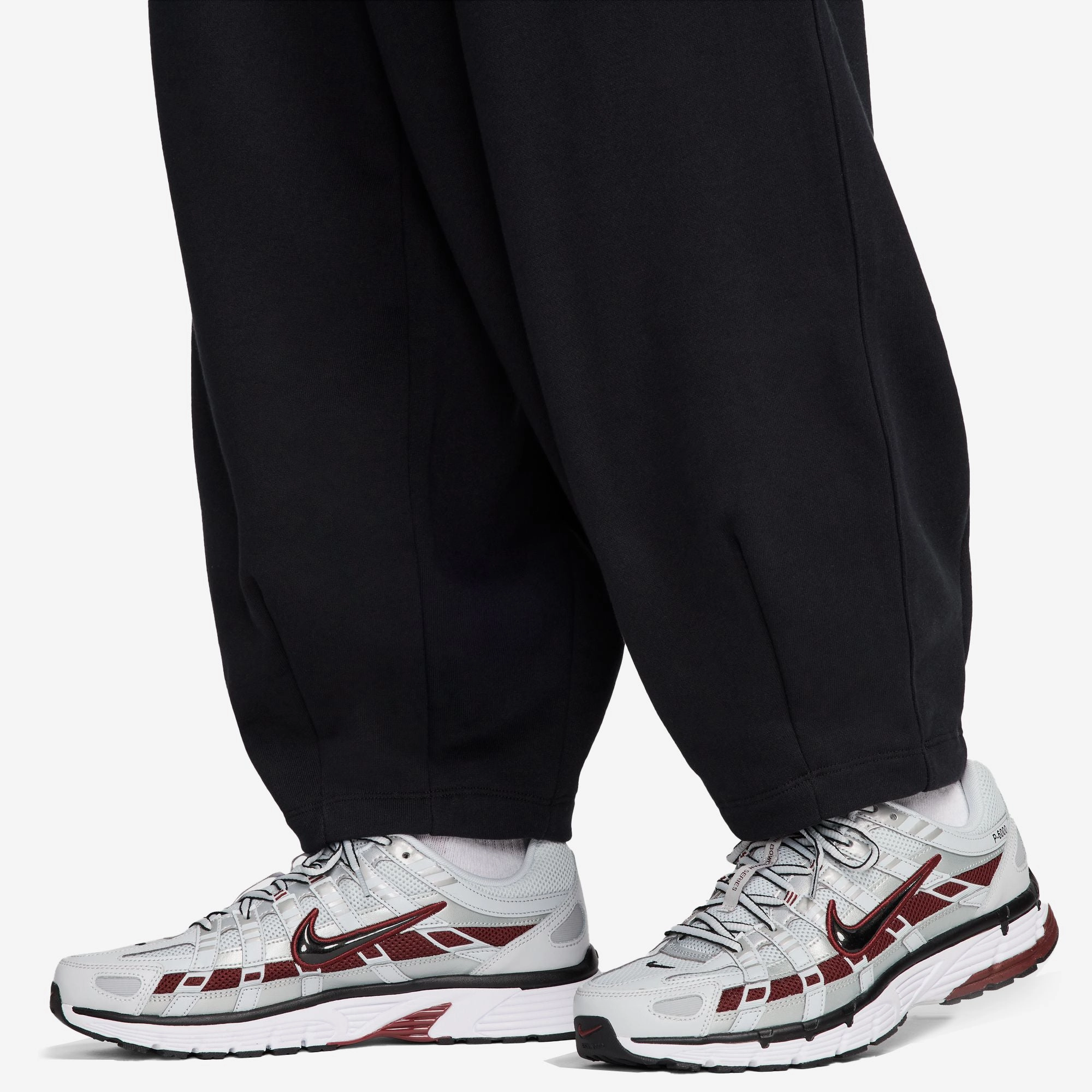 NIKE | OVERSIZED FRENCH TERRY PANTS { BLACK/BLACK/WHITE