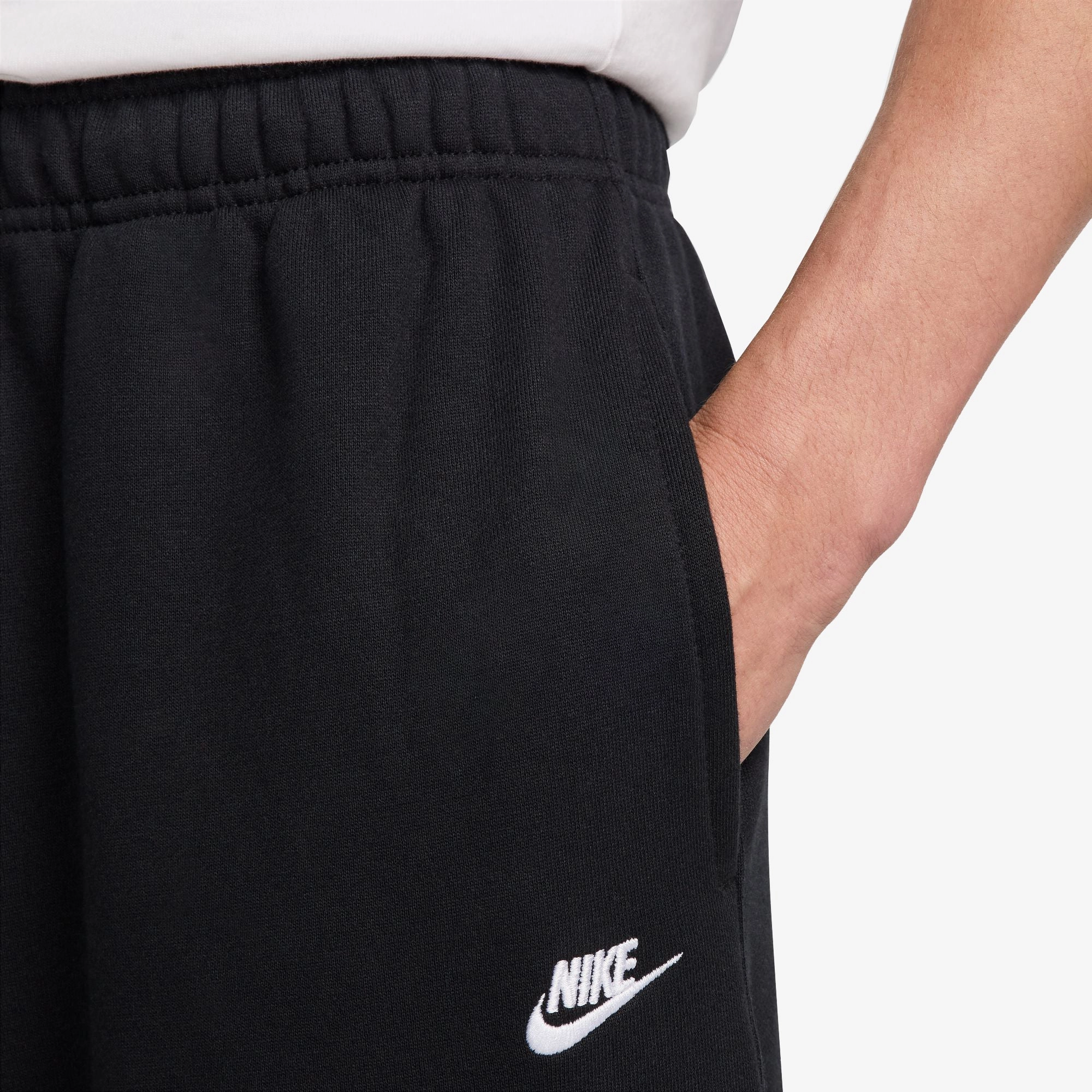 NIKE | OVERSIZED FRENCH TERRY PANTS { BLACK/BLACK/WHITE