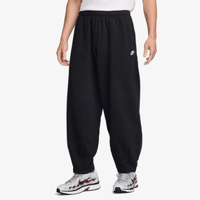 NIKE | OVERSIZED FRENCH TERRY PANTS { BLACK/BLACK/WHITE