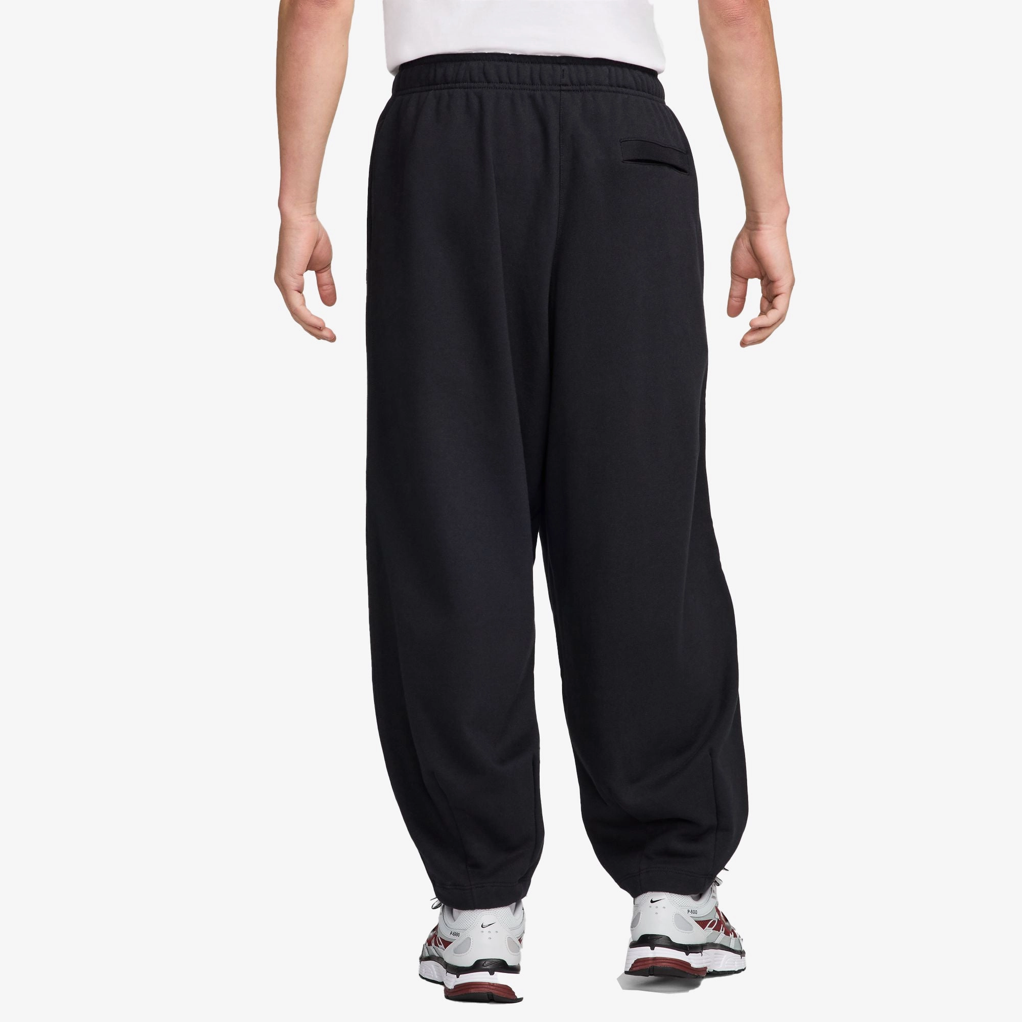 NIKE | OVERSIZED FRENCH TERRY PANTS { BLACK/BLACK/WHITE