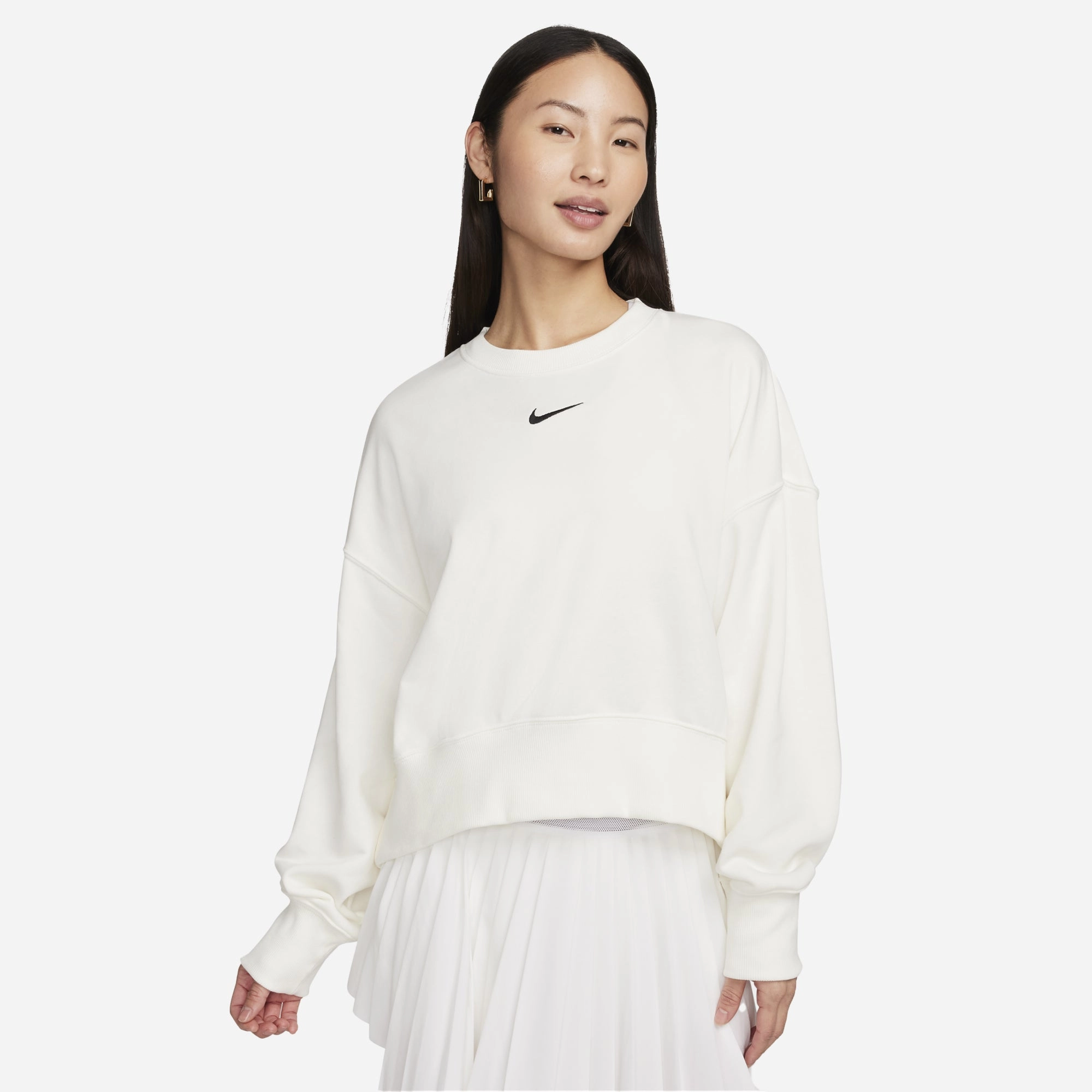 Nike | SPORTSWEAR PHOENIX FLEECE  { SAIL/BLACK