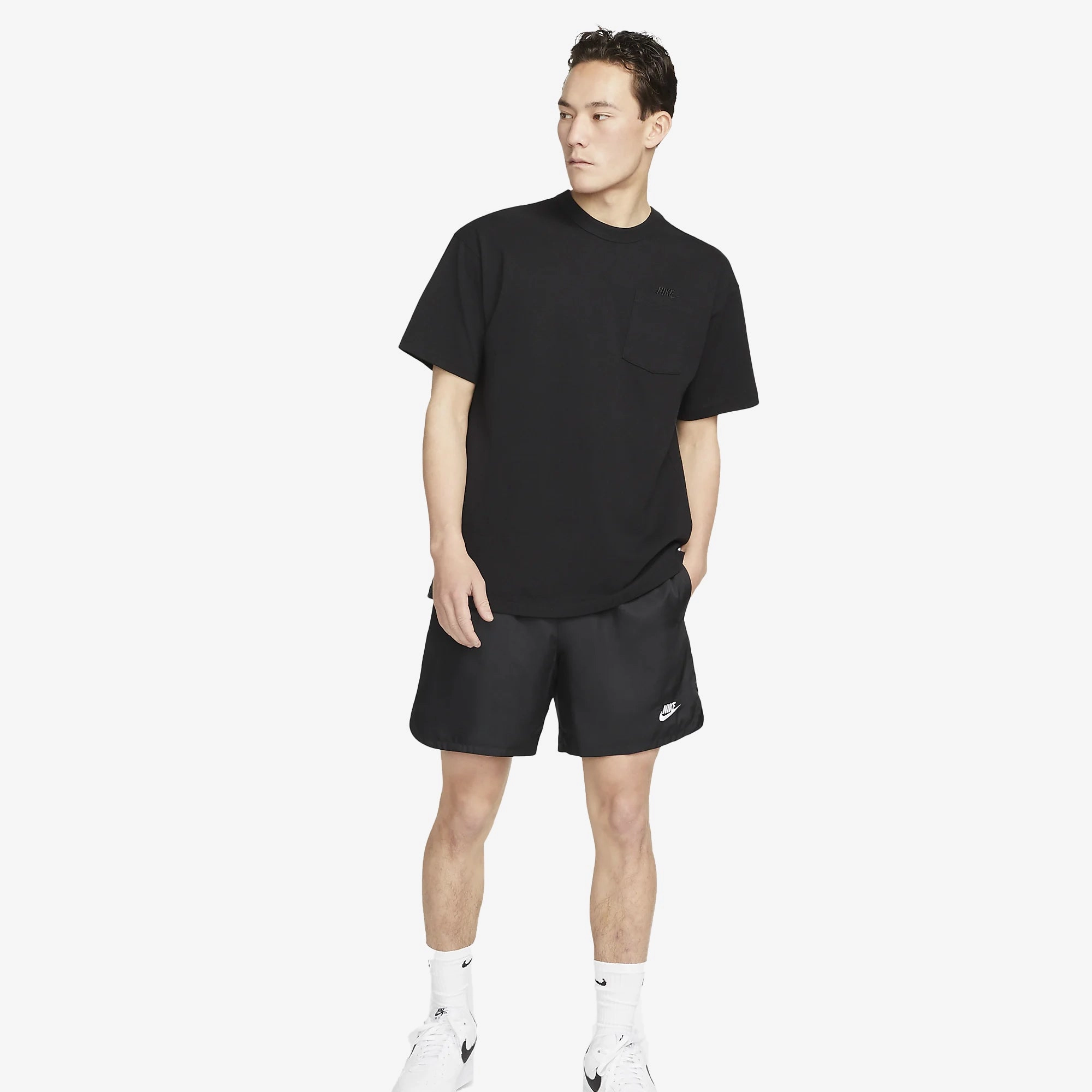 Nike | SPORTSWEAR SPORT ESSENTIALS  { BLACK/WHITE