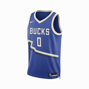 Nike Dri-FIT NBA 2024/25 City Edition Swingman Jersey - Damian Lillard Milwaukee Bucks