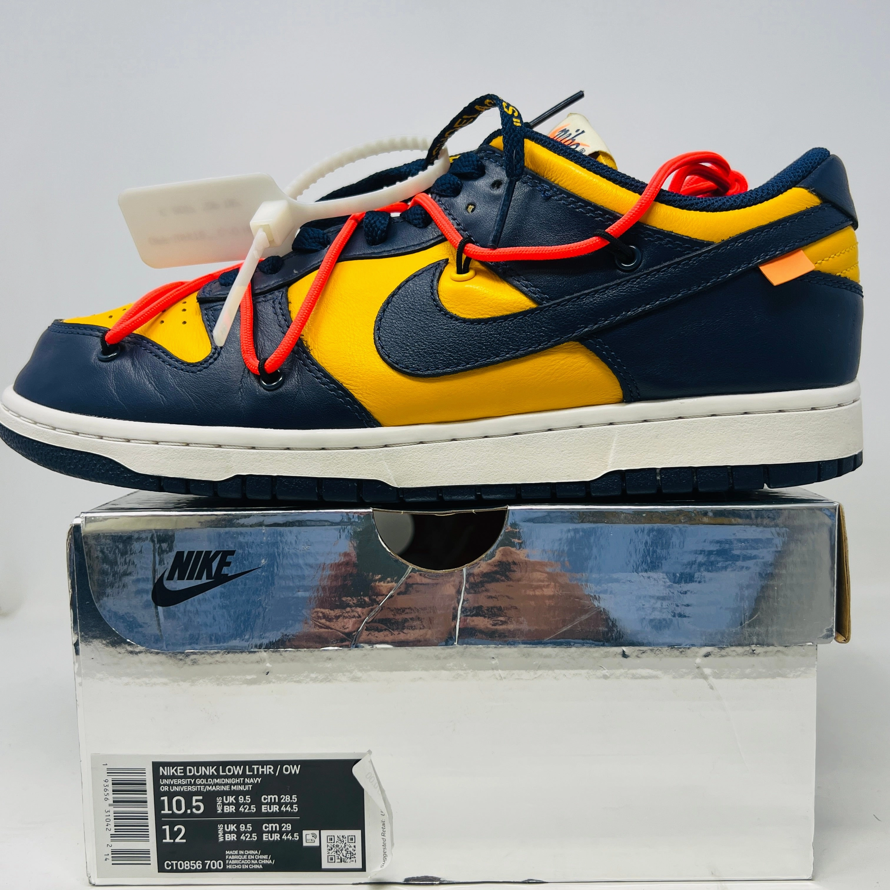 Nike Dunk Low Off-White University Gold