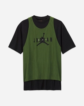 NIKE JORDAN OFF WHITE TEE GREEN BLACK