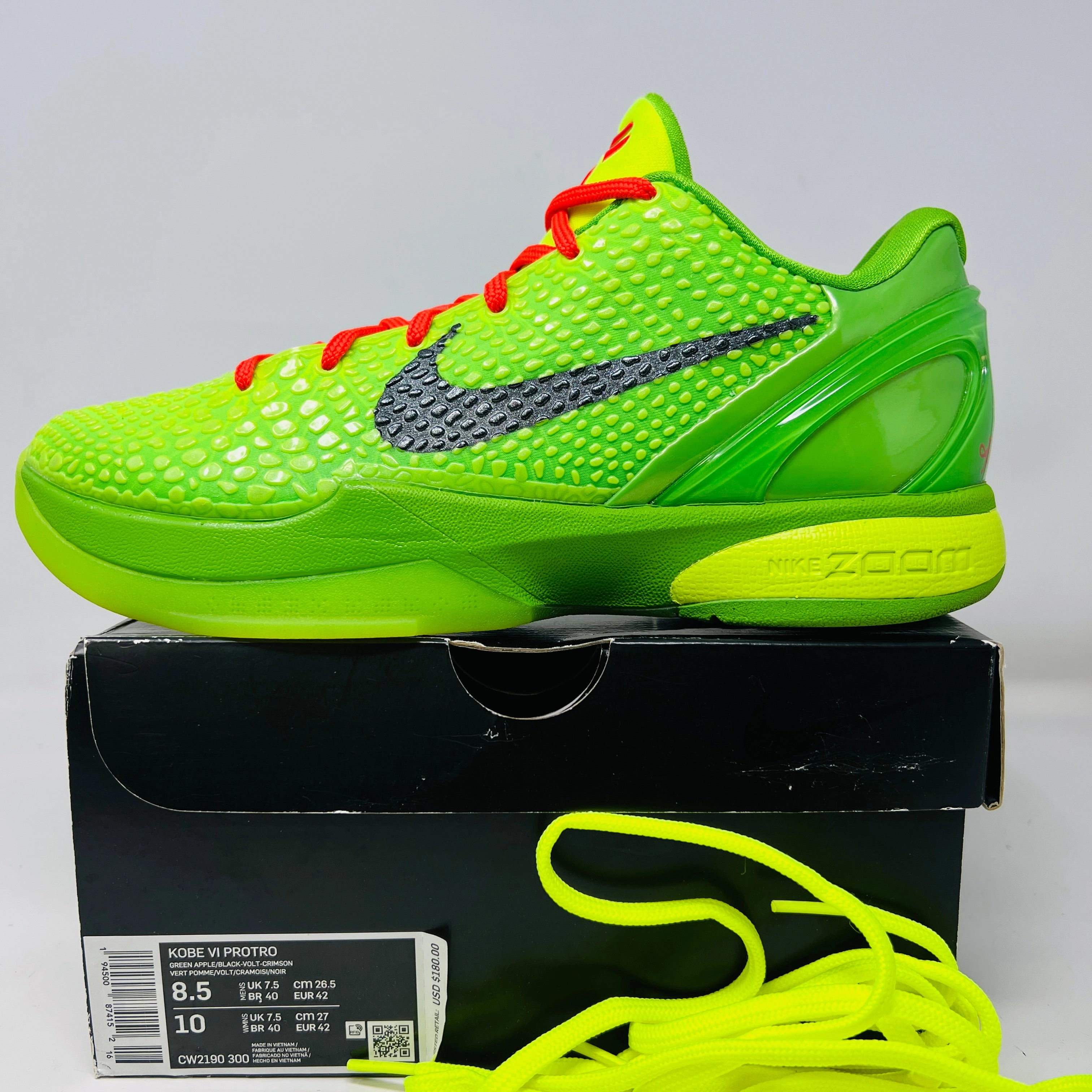 Nike Kobe 6 Protro Grinch