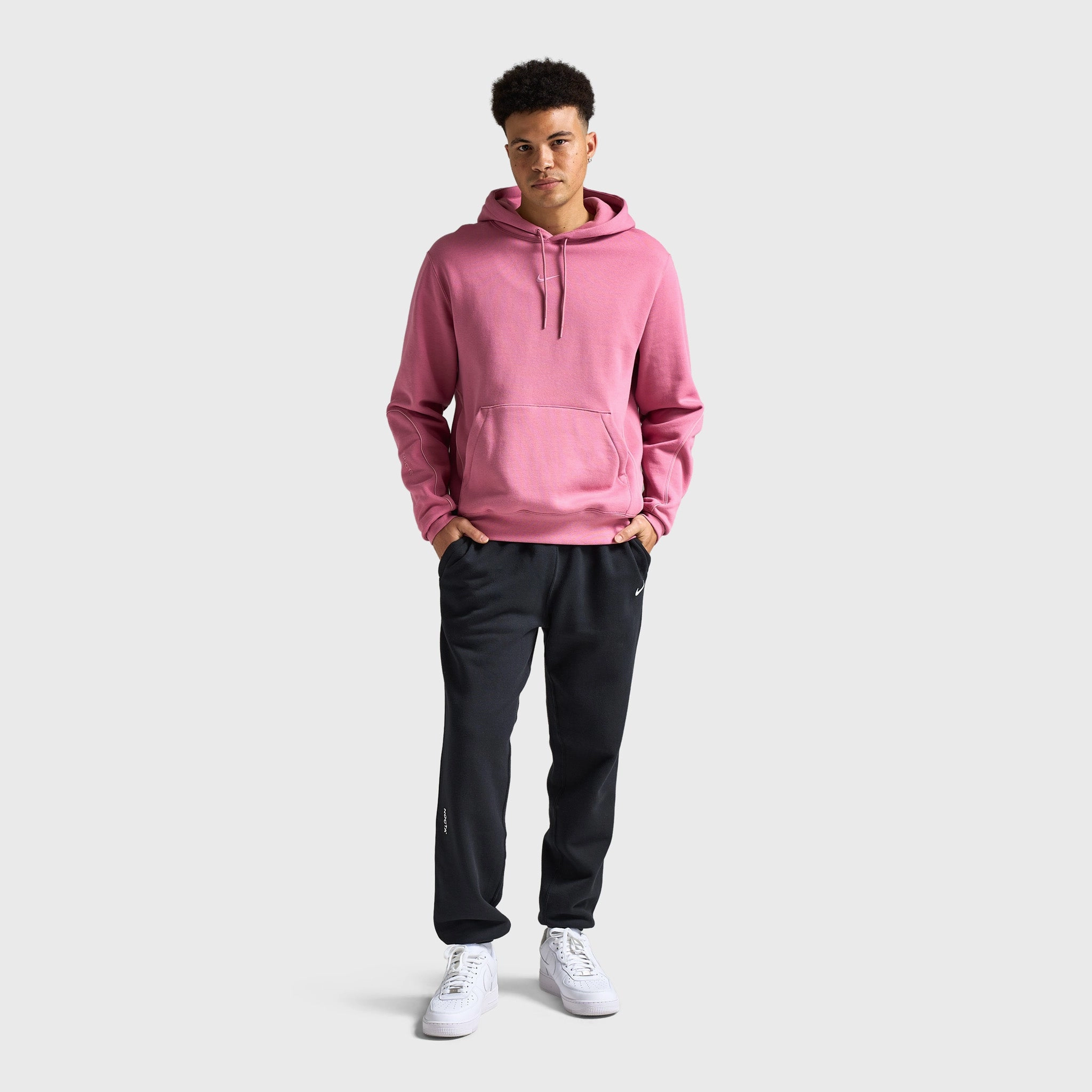 Nike NOCTA NRG Fleece Pullover Hoodie Desert Berry / Elemental Pink
