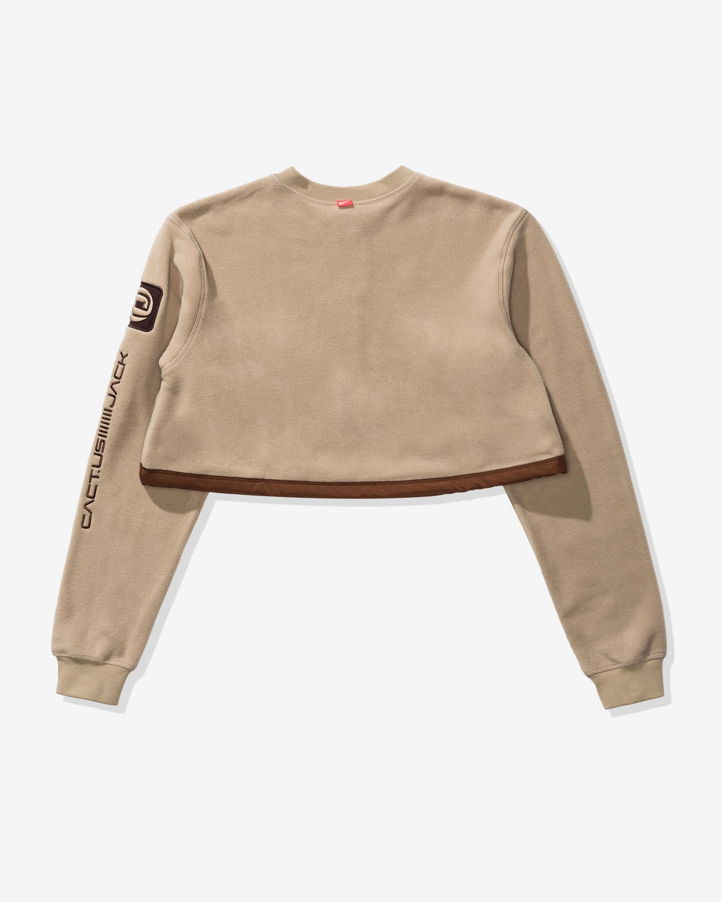NIKE X TRAVIS SCOTT WOMEN'S NRG BH PO CREW - KHAKI