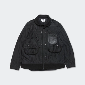 Polyester Twill Laminated Jacket x OAKLEY - Black/Black