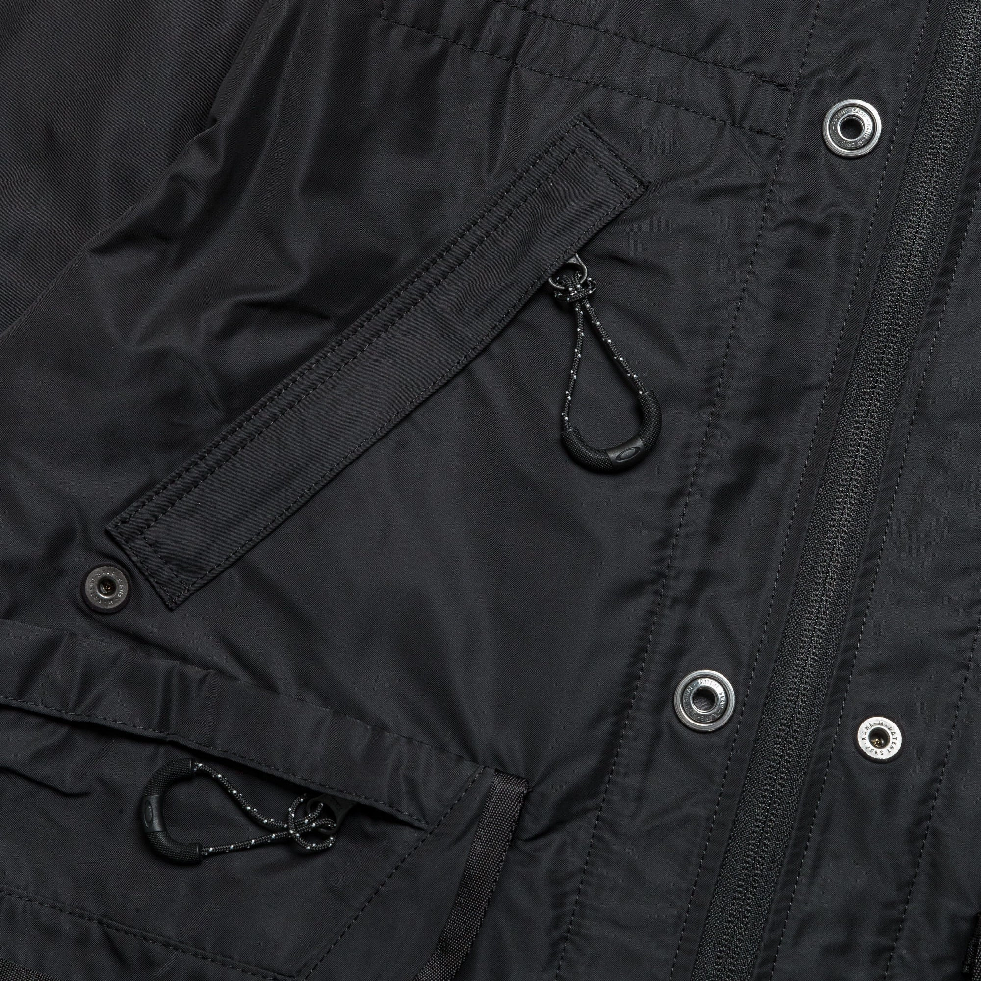 Polyester Twill Laminated Jacket x OAKLEY - Black/Black