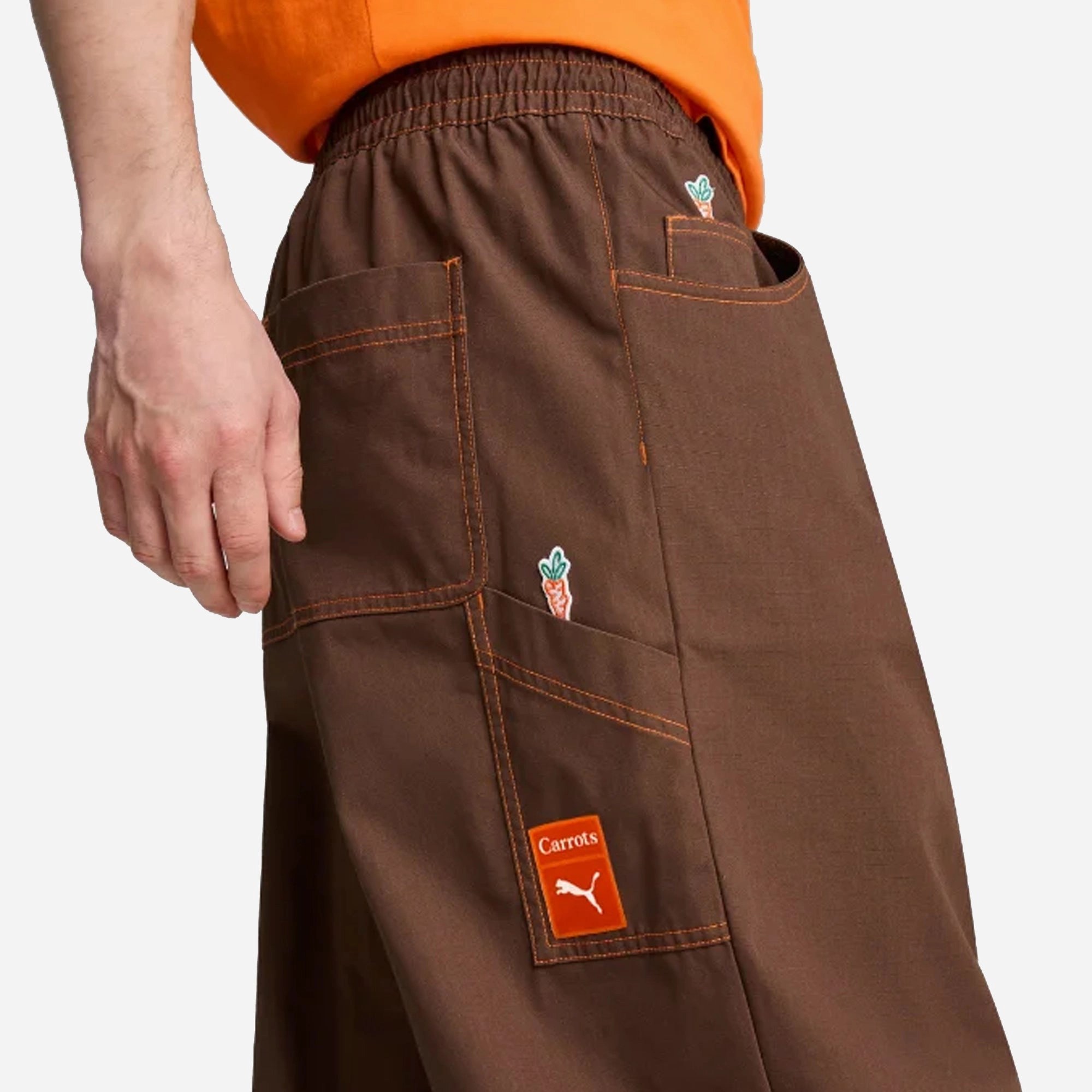 PUMA | x CARROTS CARGO PANTS { BROWN