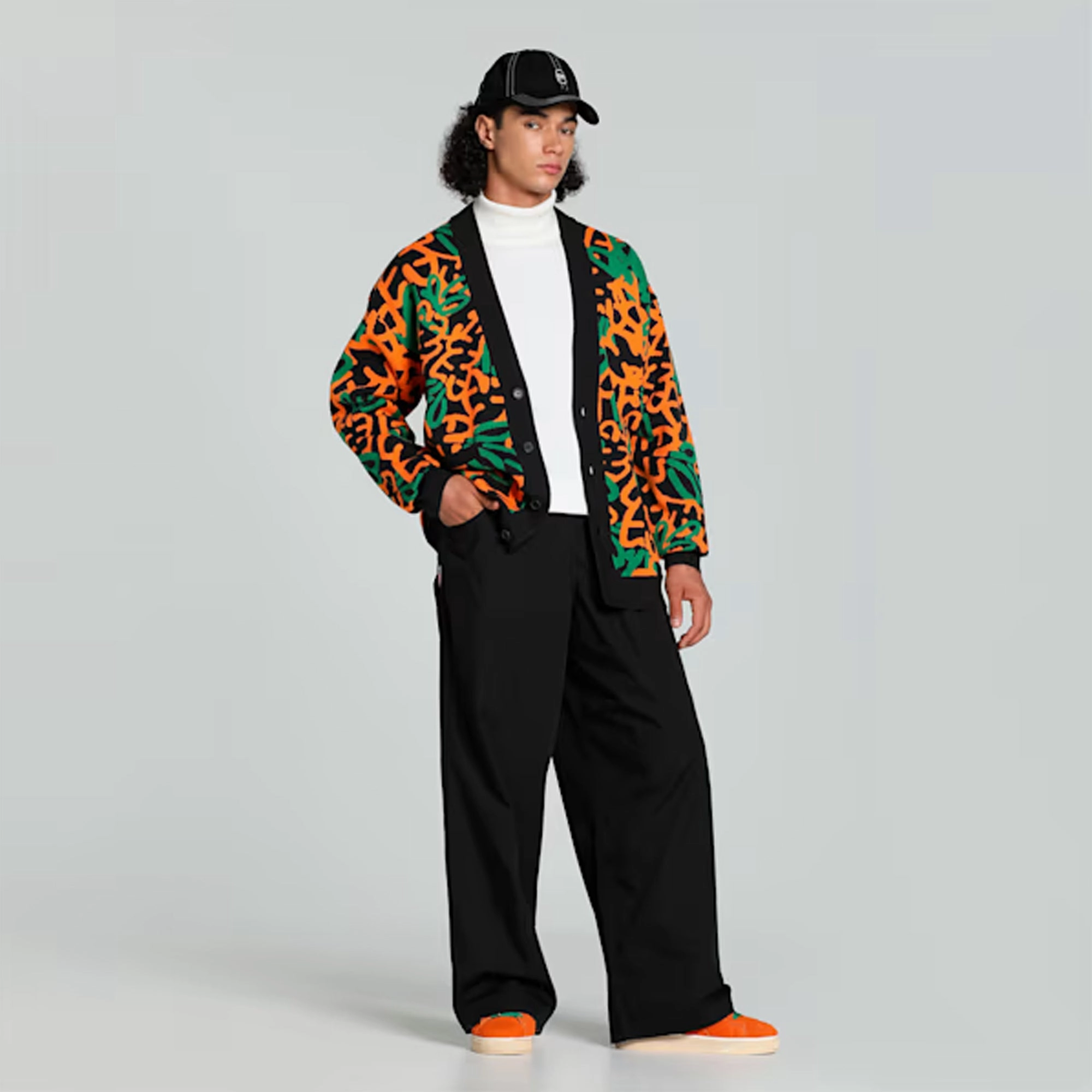 PUMA | x CARROTS RELAXED FIT CARGO PANTS { BLACK