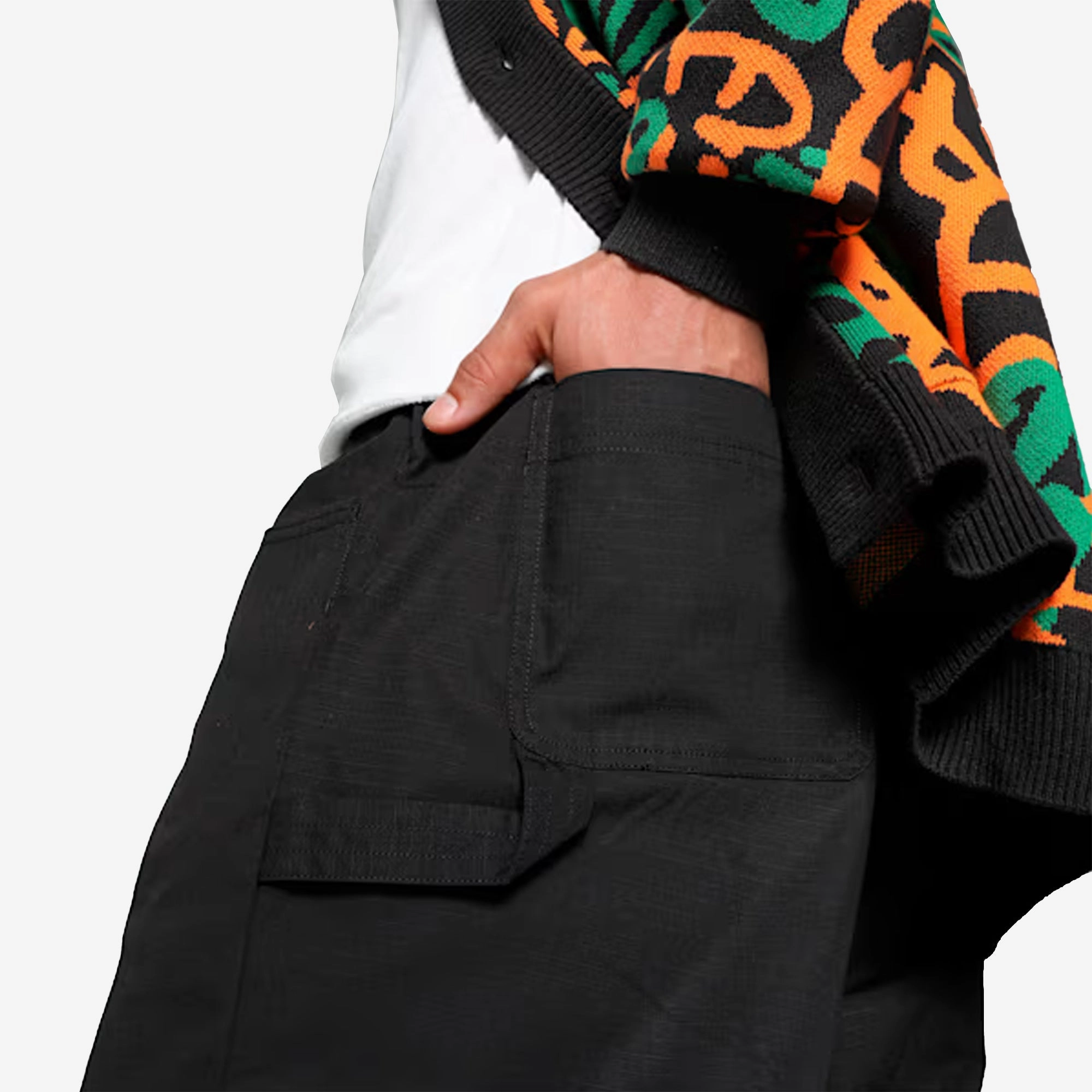 PUMA | x CARROTS RELAXED FIT CARGO PANTS { BLACK