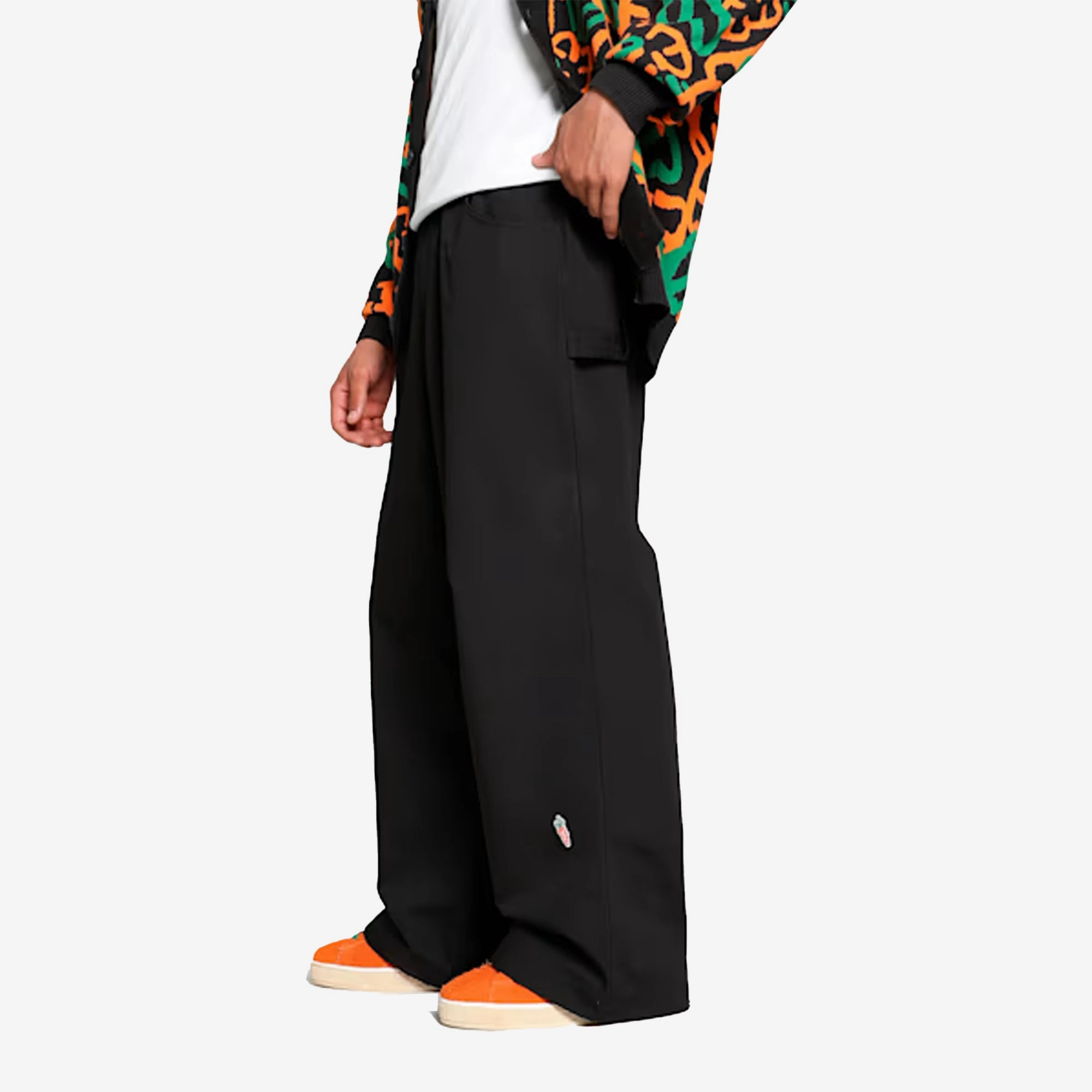 PUMA | x CARROTS RELAXED FIT CARGO PANTS { BLACK