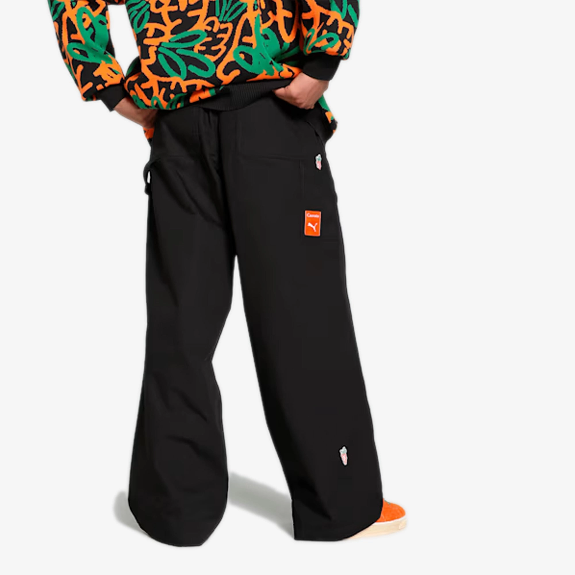 PUMA | x CARROTS RELAXED FIT CARGO PANTS { BLACK