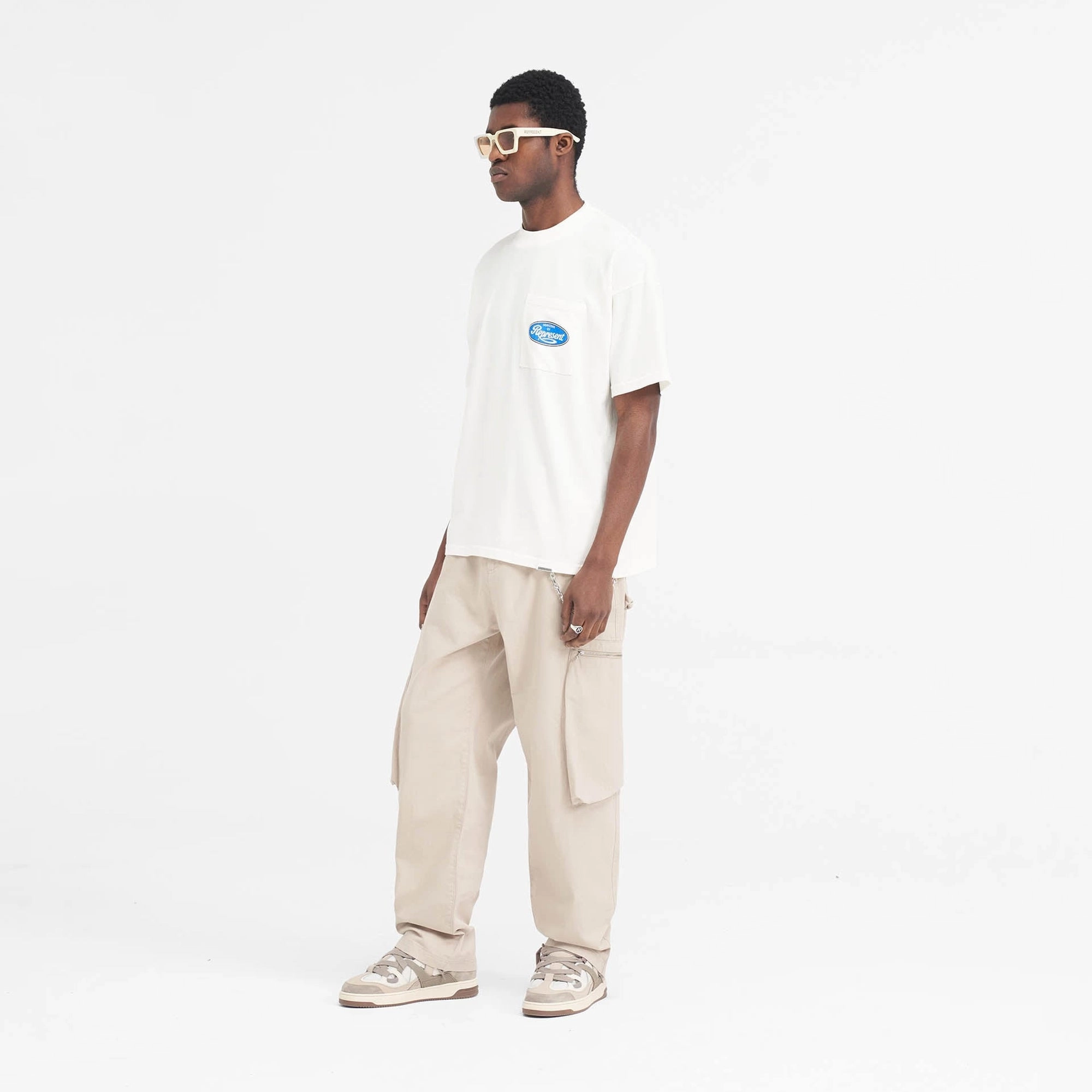 Represent | CLASSIC PARTS T-SHIRT  { FLAT WHITE