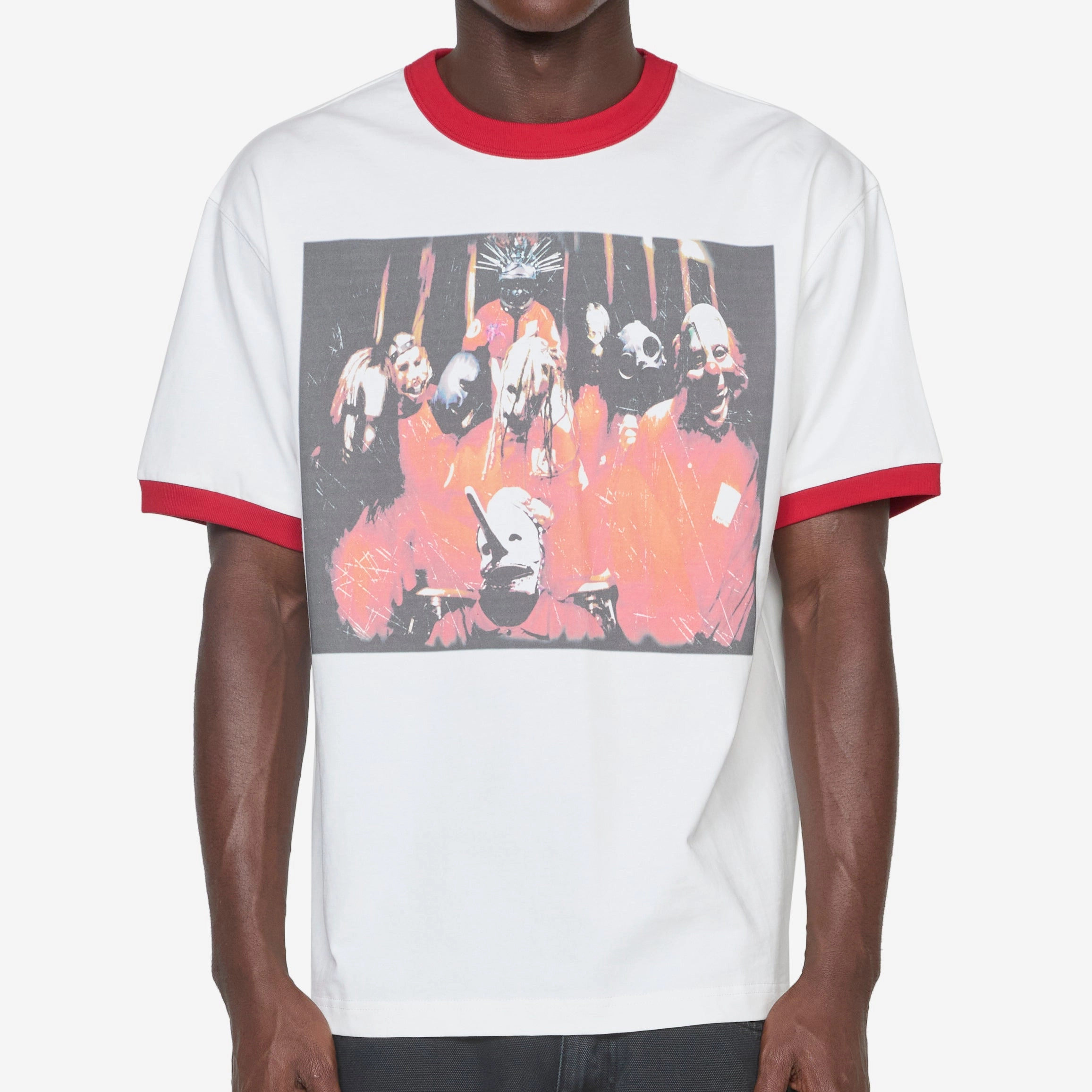 Self Titled Ringer Shirt White