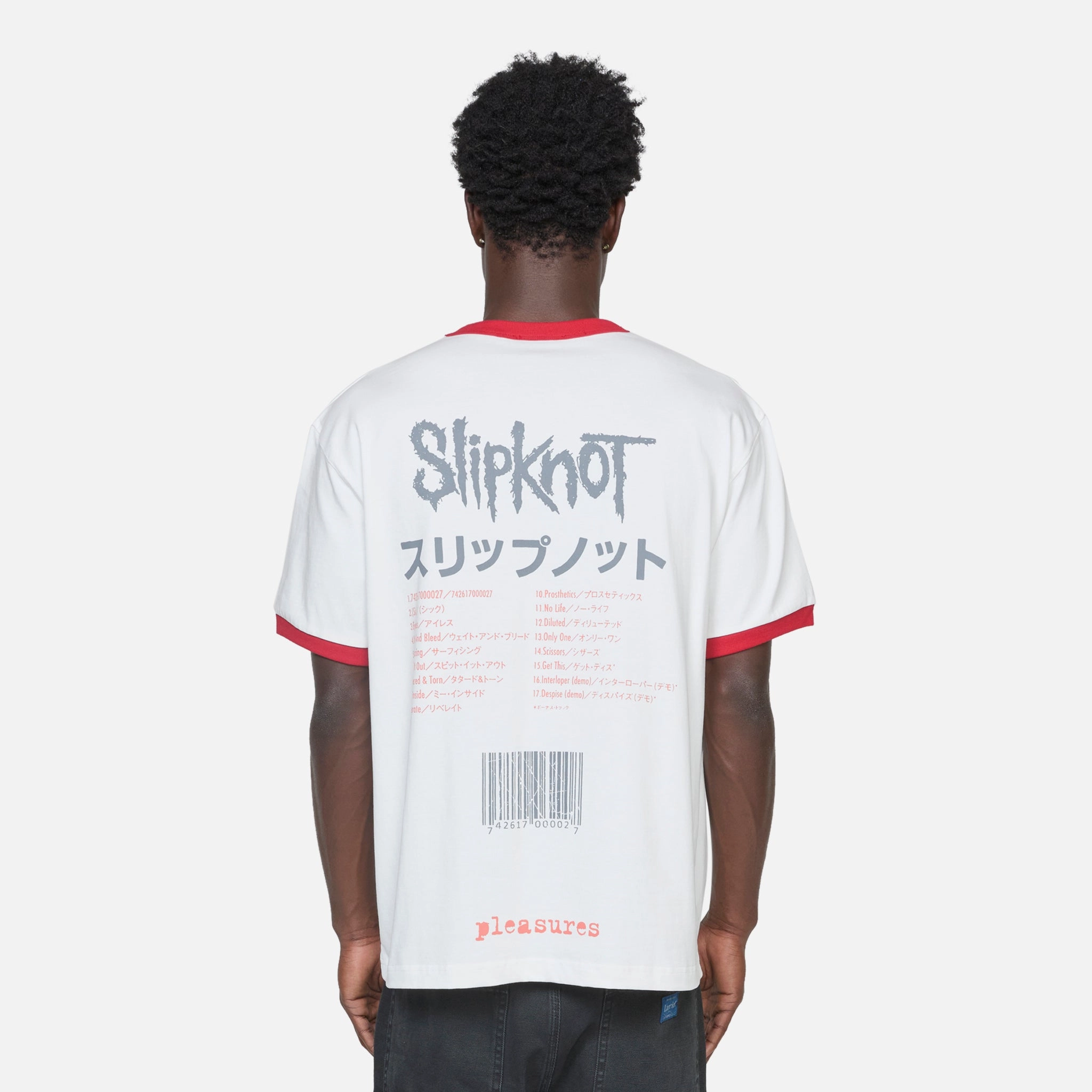 Self Titled Ringer Shirt White