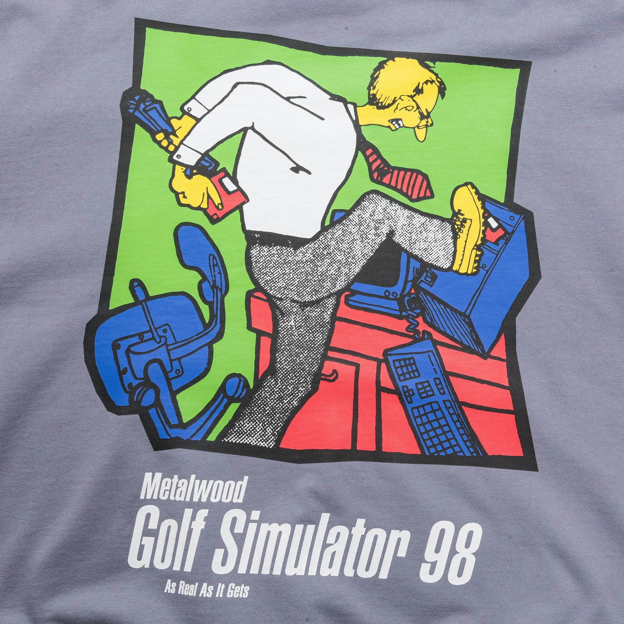 Simulator 98 Hooded Sweatshirt - Pewter