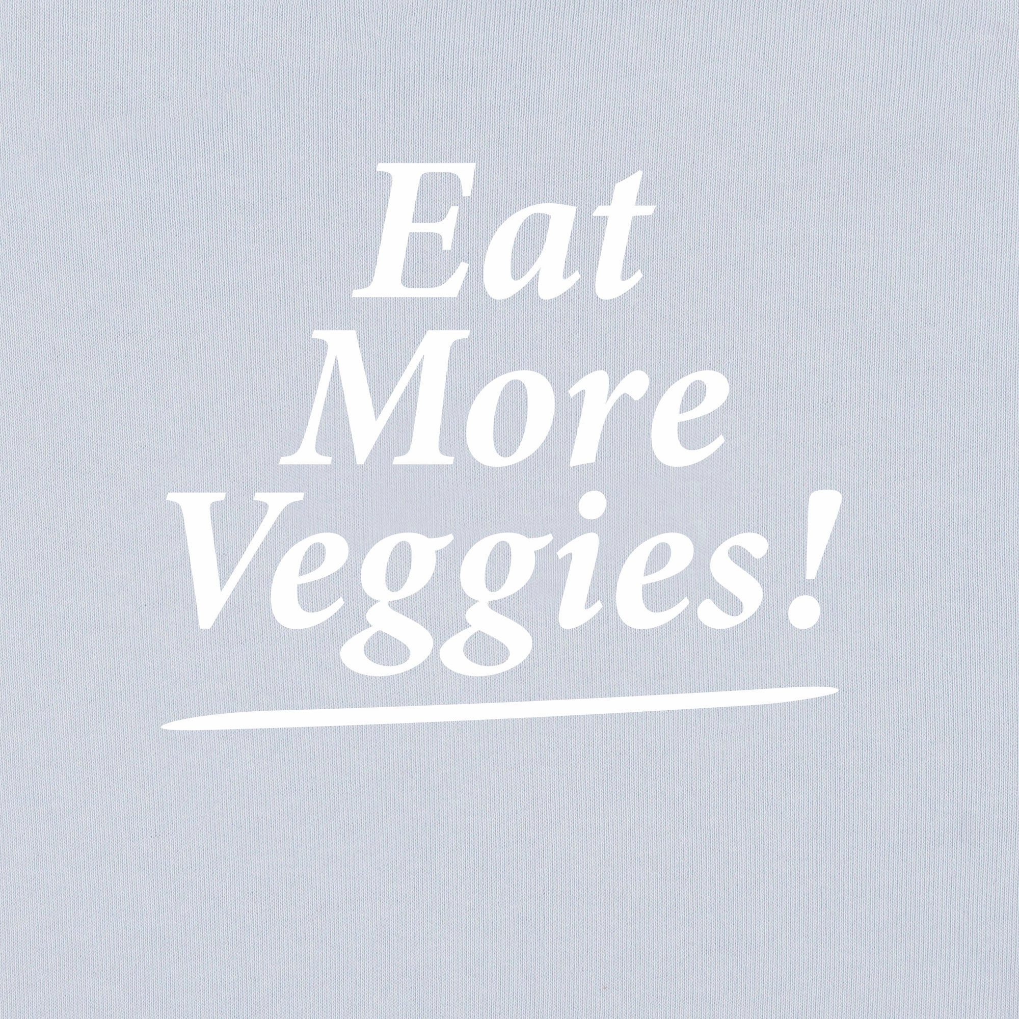 SPORTY & RICH | EAT MORE VEGGIES HOODIE { BABY BLUE/WHITE