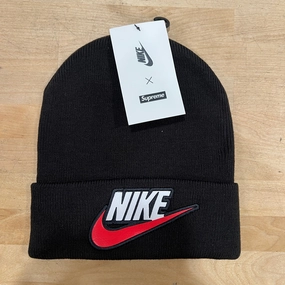 Supreme Nike Beanie Black