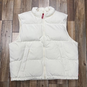 Supreme Nike Denim Puffer Vest Natural